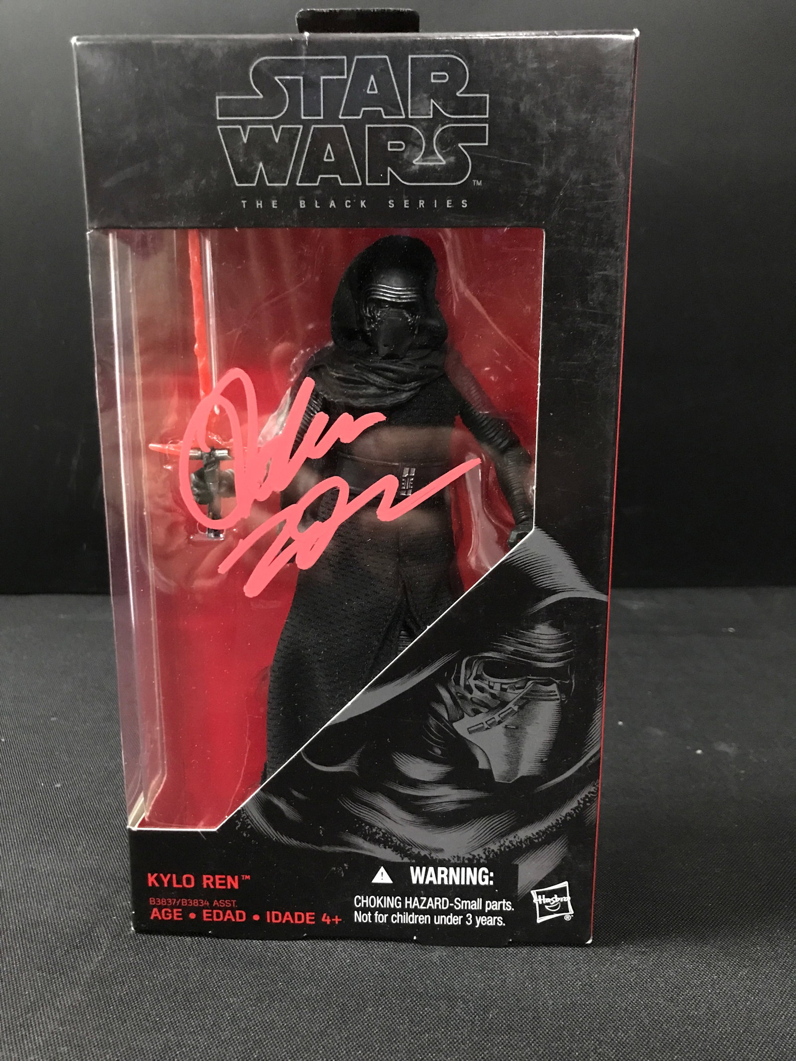 ADAM DRIVER SIGNED STAR WARS BLACK SERIES KYLO REN FIGURE (HOLLYWOOD COA) (1 of 2)