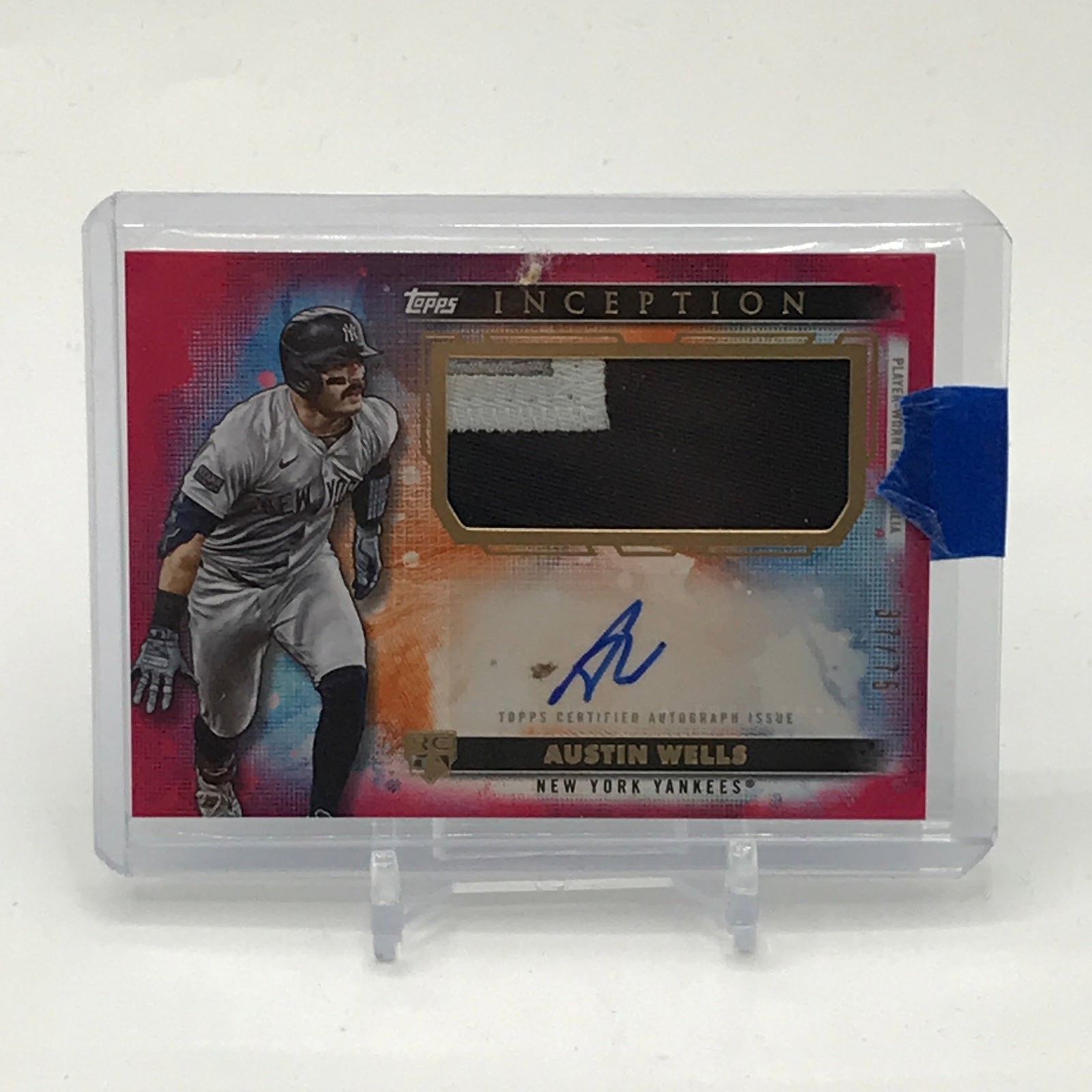 2024 TOPPS INCEPTION BASEBALL AUSTIN WELLS SIGNED PATCH TRADING CARD: Prices are in Canadian dollars