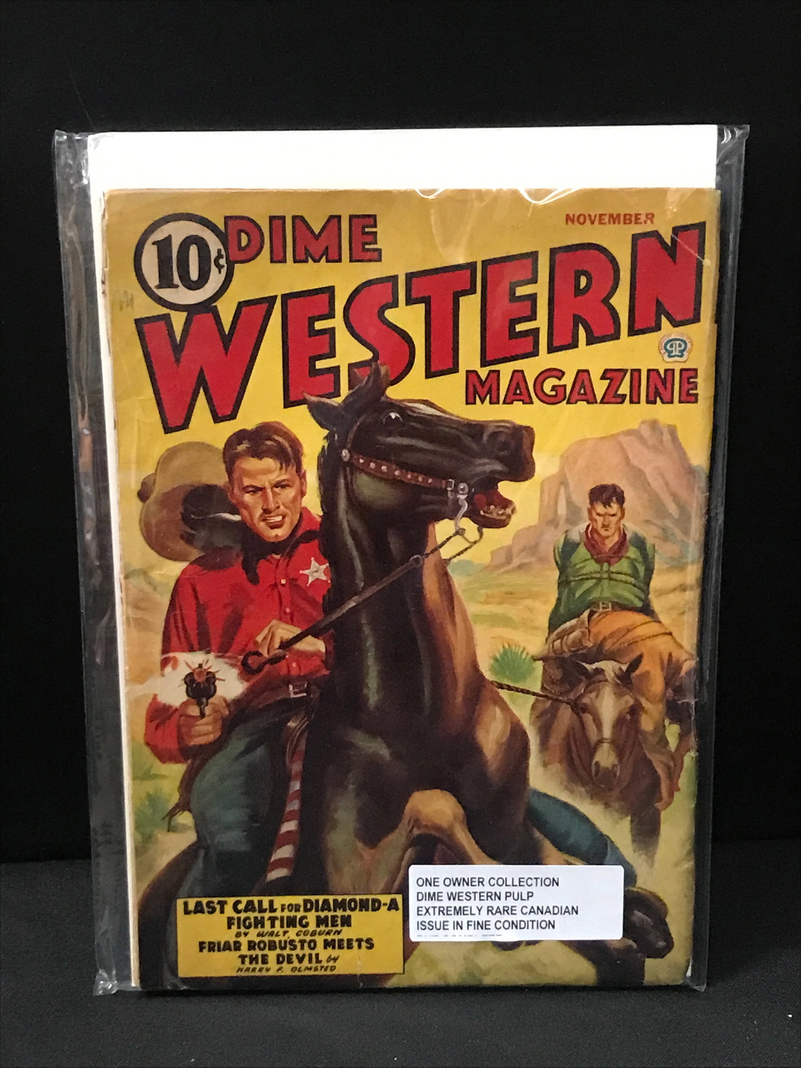 1945 DIME WESTERN MAGAZINE CANADIAN ISUE: Prices are in Canadian dollars