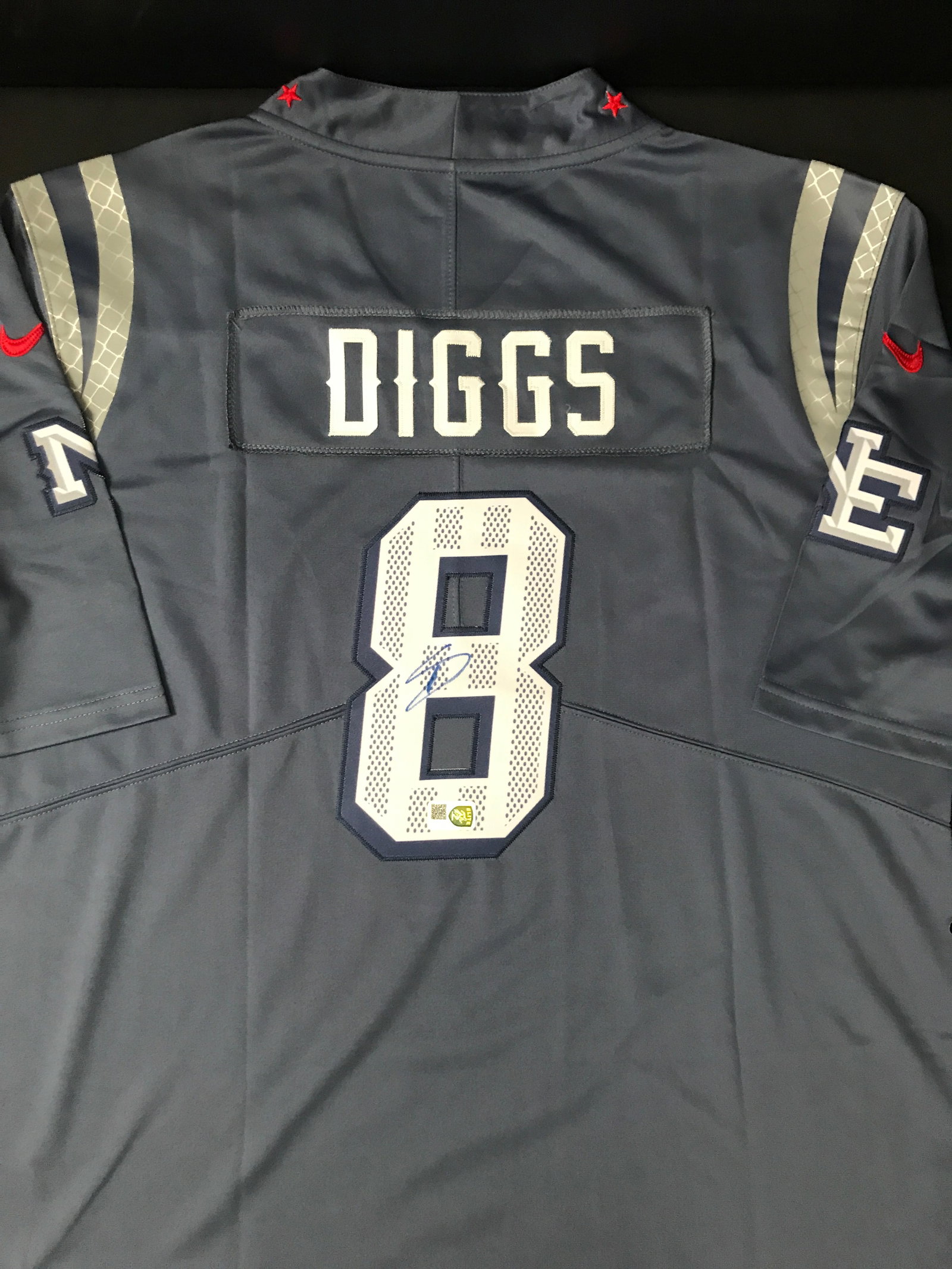 STEFON DIGGS SIGNED CUSTOM JERSEY - ELITE SPORTS COA (1 of 3)