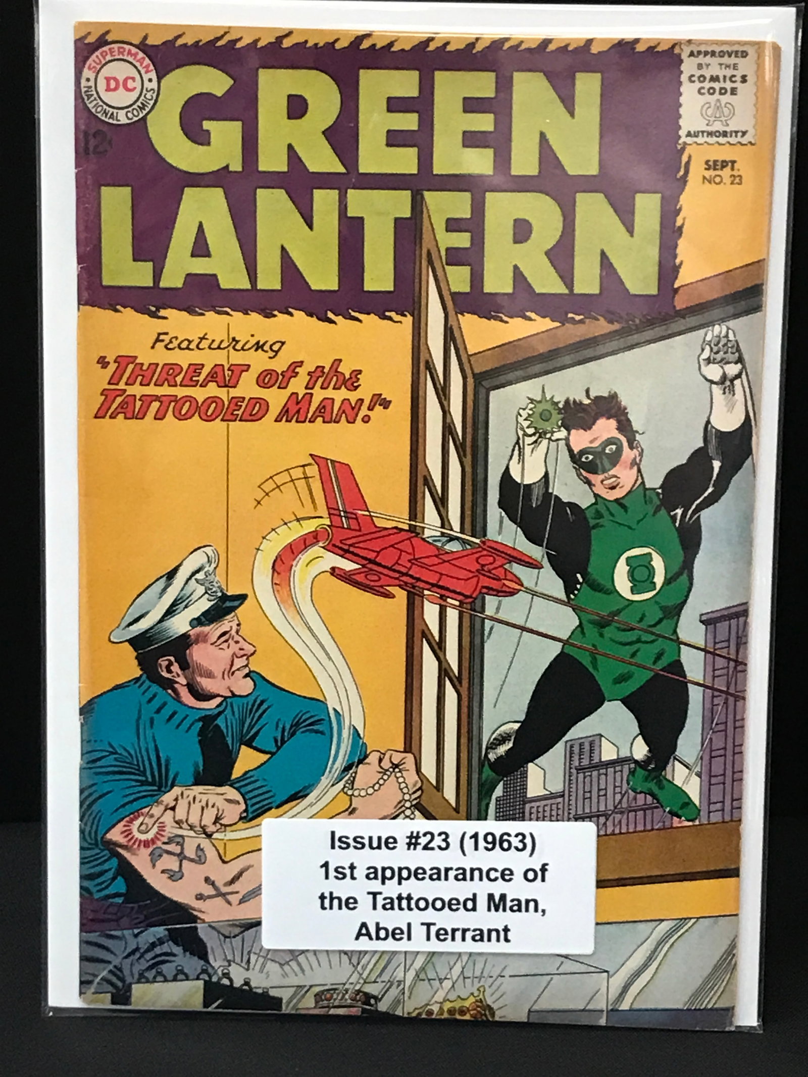 GREEN LANTERN #23 (1963) 1ST APP OF THE TATTOOED MAN - DC COMICS: Prices are in Canadian dollars
