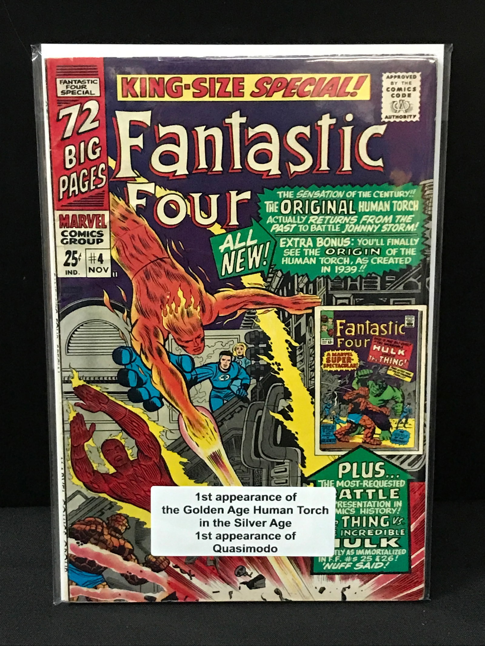 FANTASTIC FOUR KING SIZED SPECIAL #4 COUPLE OF 1ST APPS - MARVEL COMICS (1 of 1)