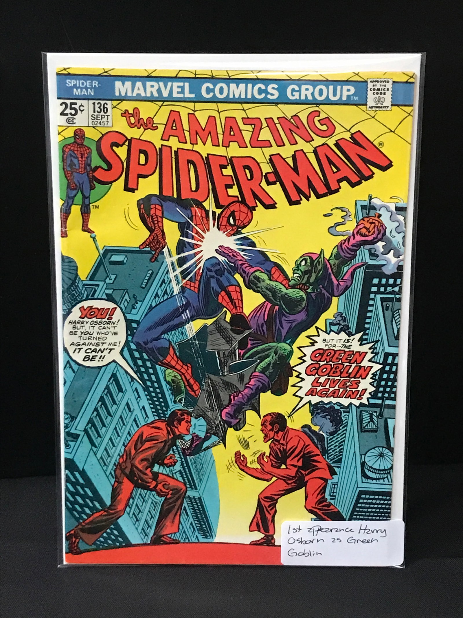MARVEL COMICS THE AMAZING SPIDER-MAN NO.136 (1 of 1)
