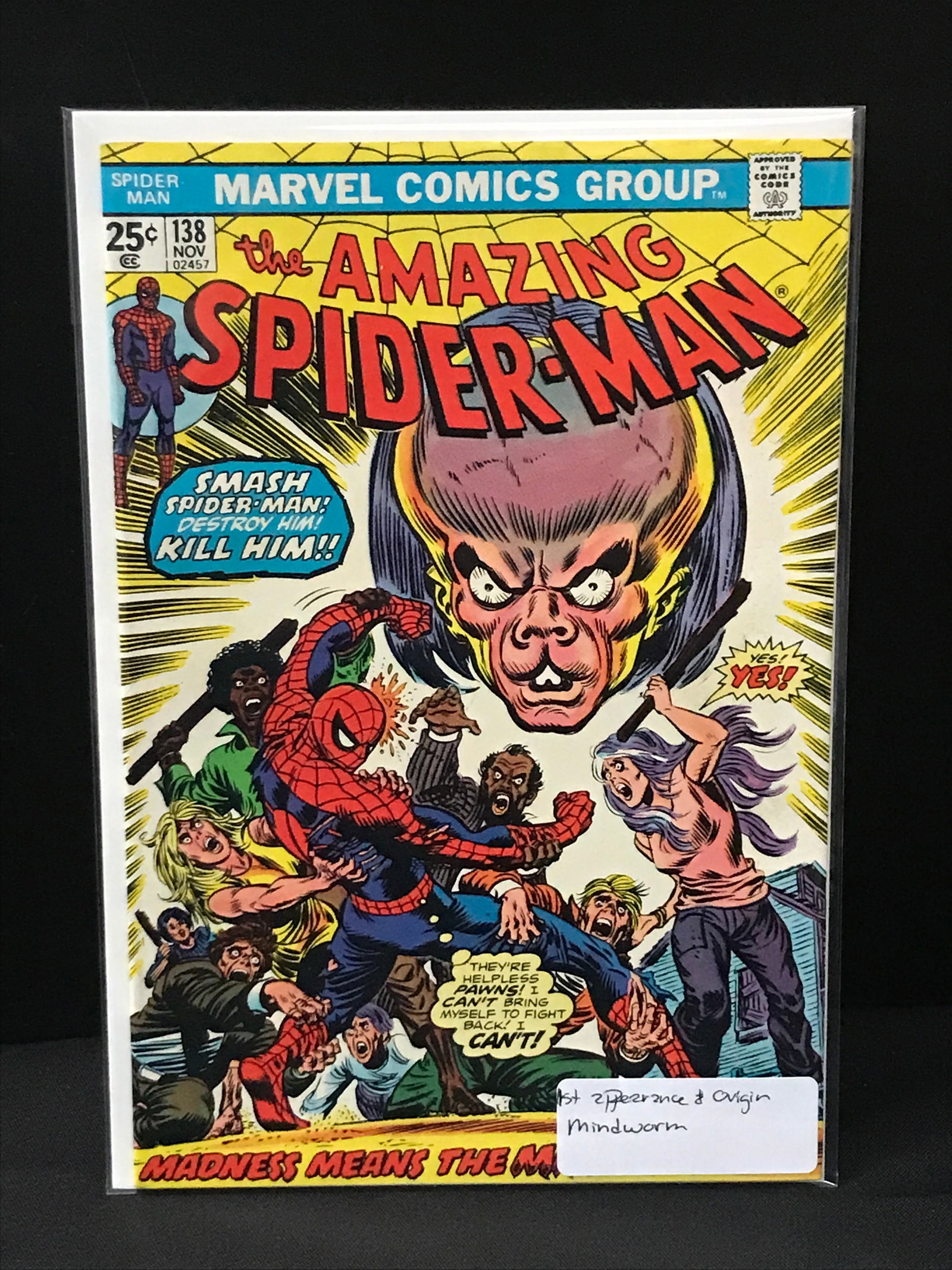 MARVEL COMICS THE AMAZING SPIDER-MAN NO.138 (1 of 1)