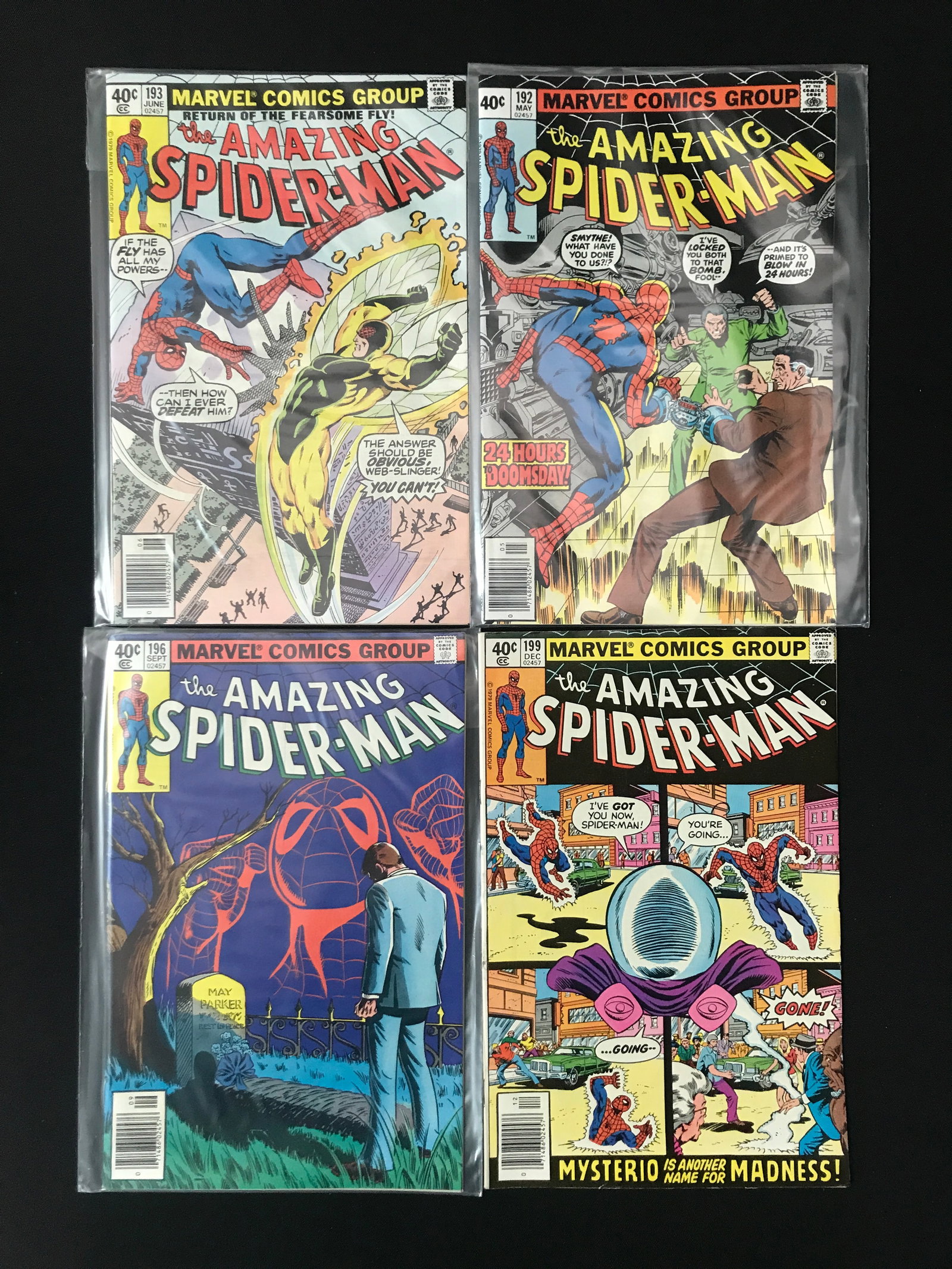 LOT OF 4 AMAZING SPIDERMAN COMICS - MARVEL COMICS (1 of 1)