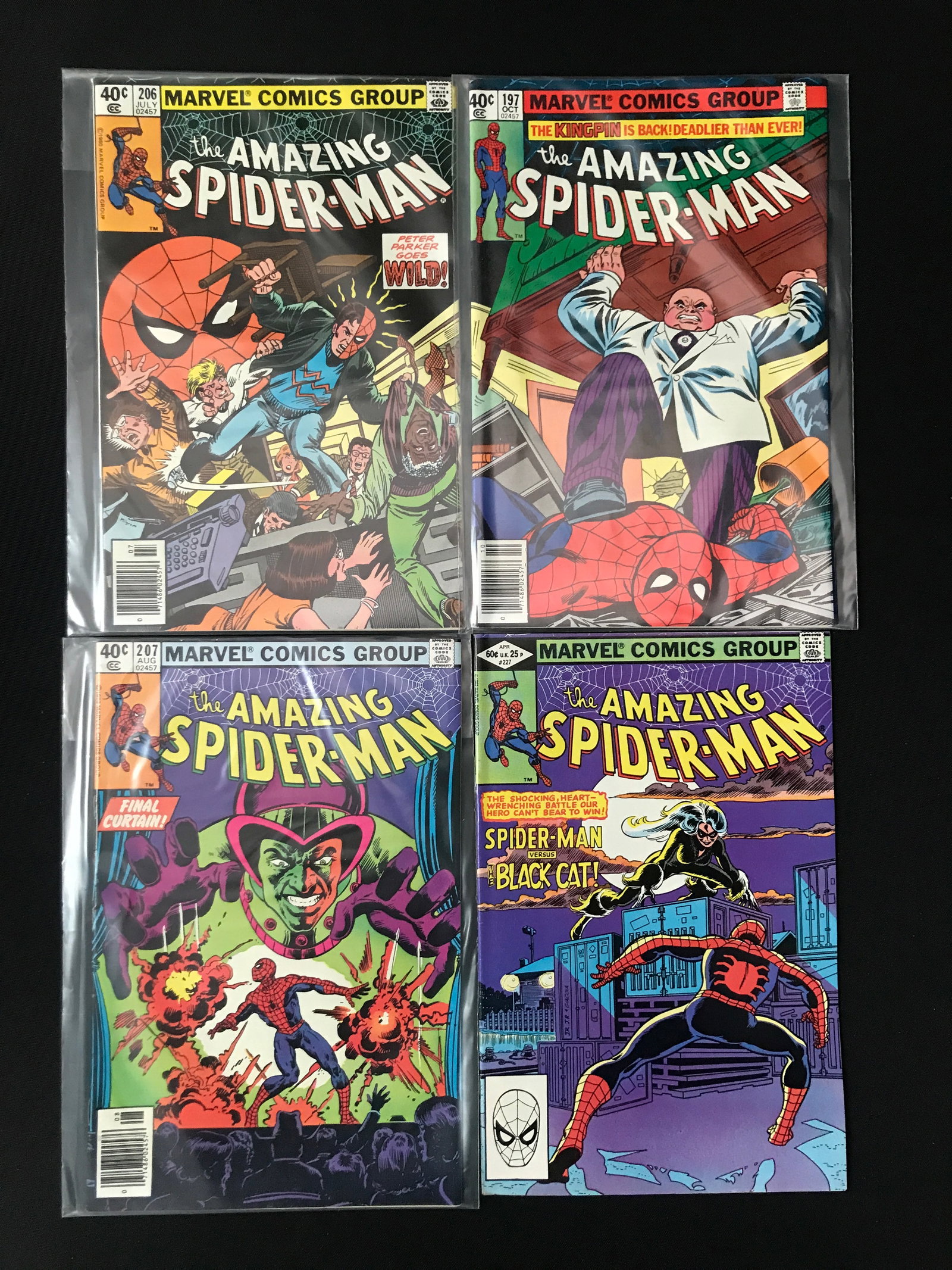 LOT OF 4 AMAZING SPIDERMAN COMICS - MARVEL COMICS (1 of 1)