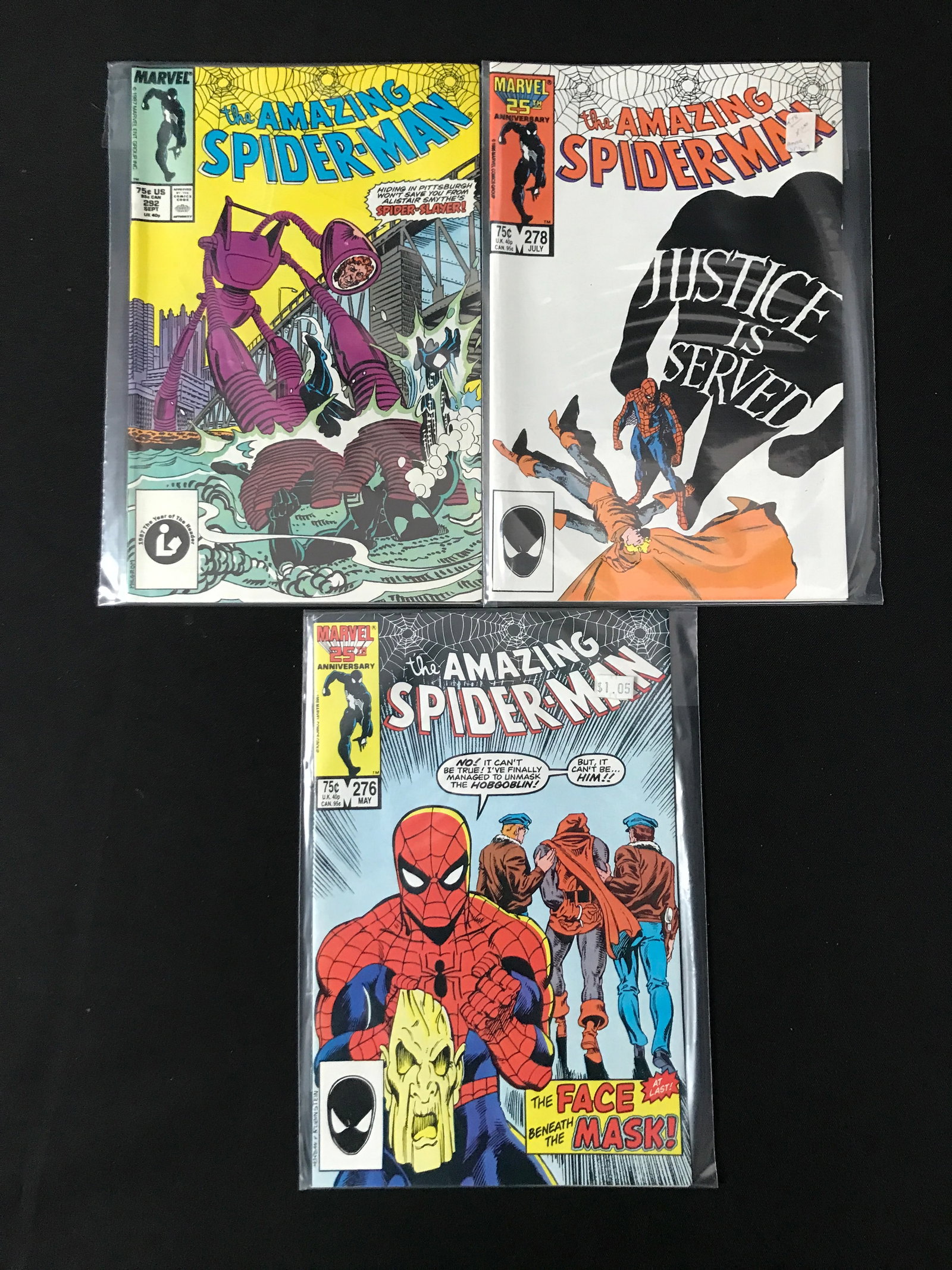 LOT OF 3 THE UNCANNY X-MEN COMICS - MARVEL COMICS: Prices are in Canadian Dollars