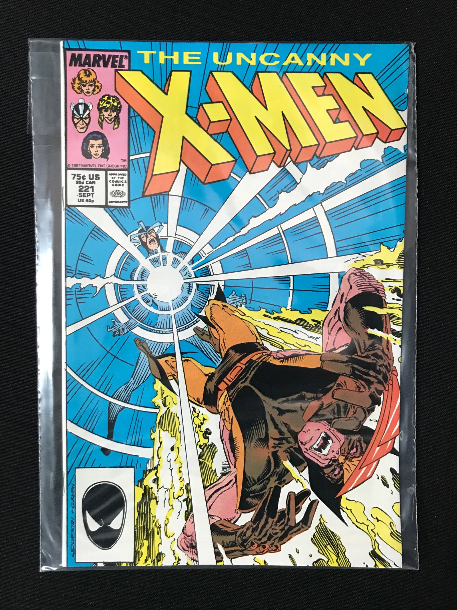 THE UNCANNY X-MEN #221 - MARVEL COMICS: Prices are in Canadian Dollars