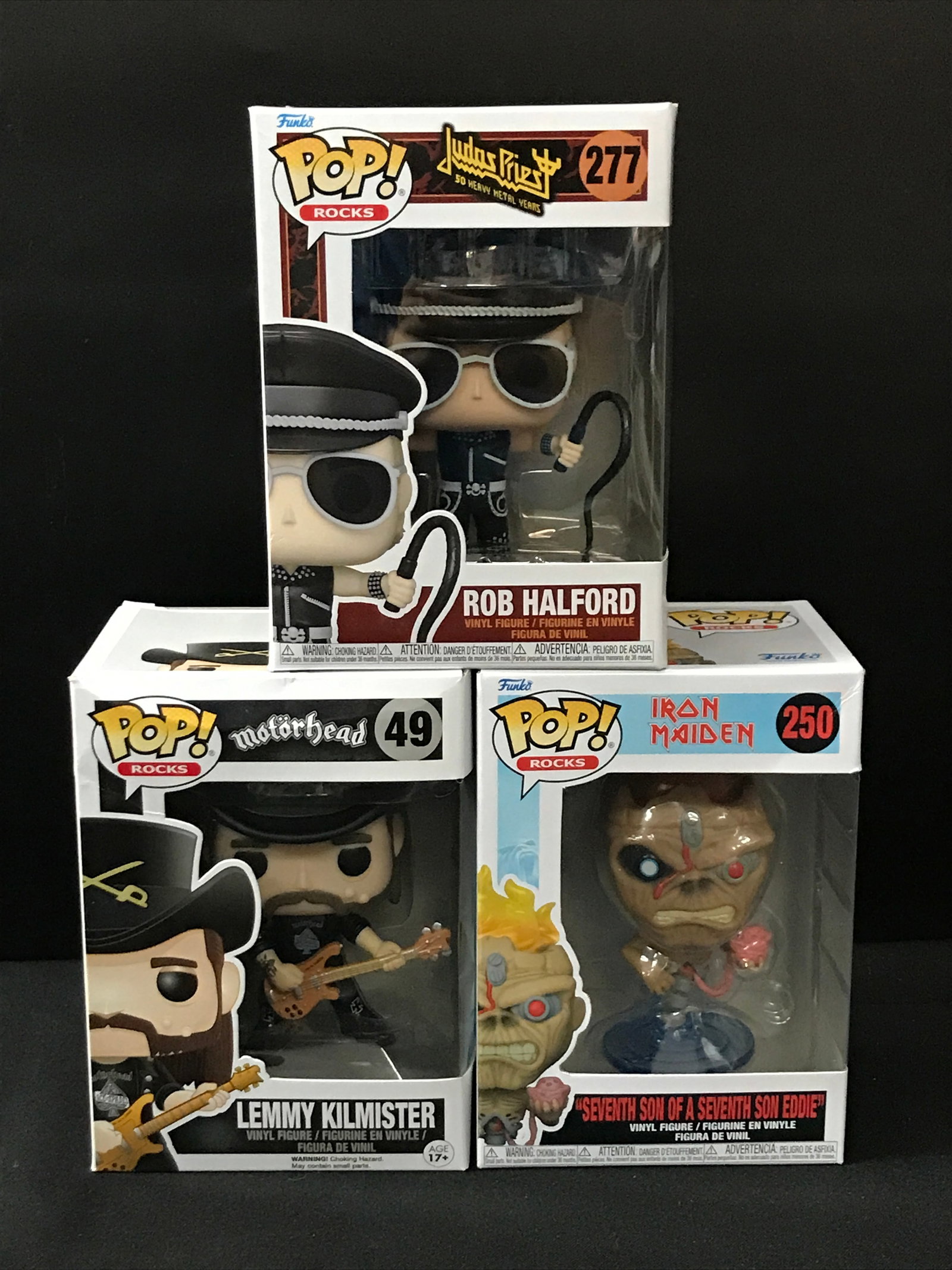 LOT OF 3 MUSIC FUNKO POPS: Prices are in Canadian Dollars