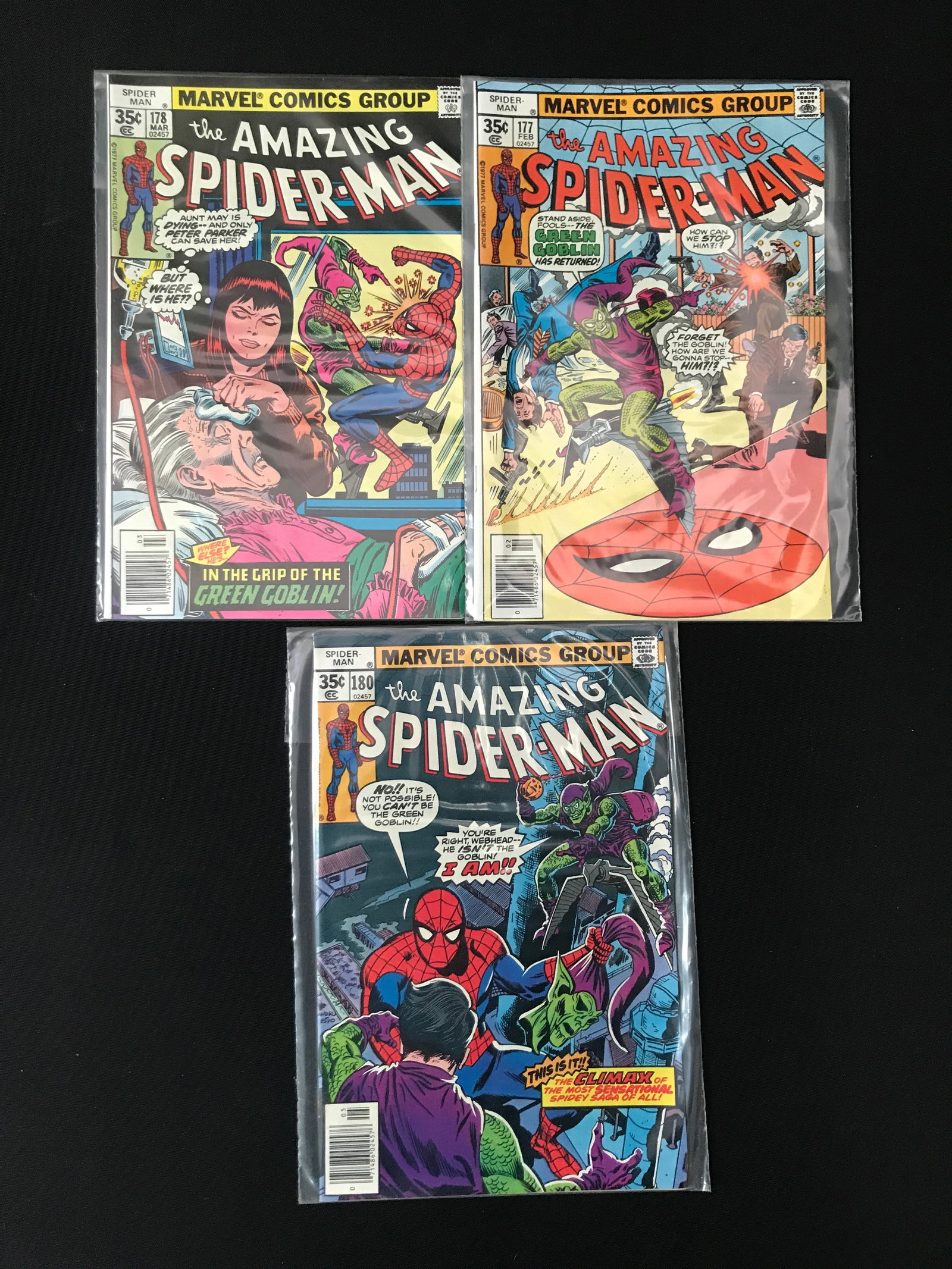 LOT OF 3 AMAZING SPIDERMAN COMICS - MARVEL COMICS (1 of 1)