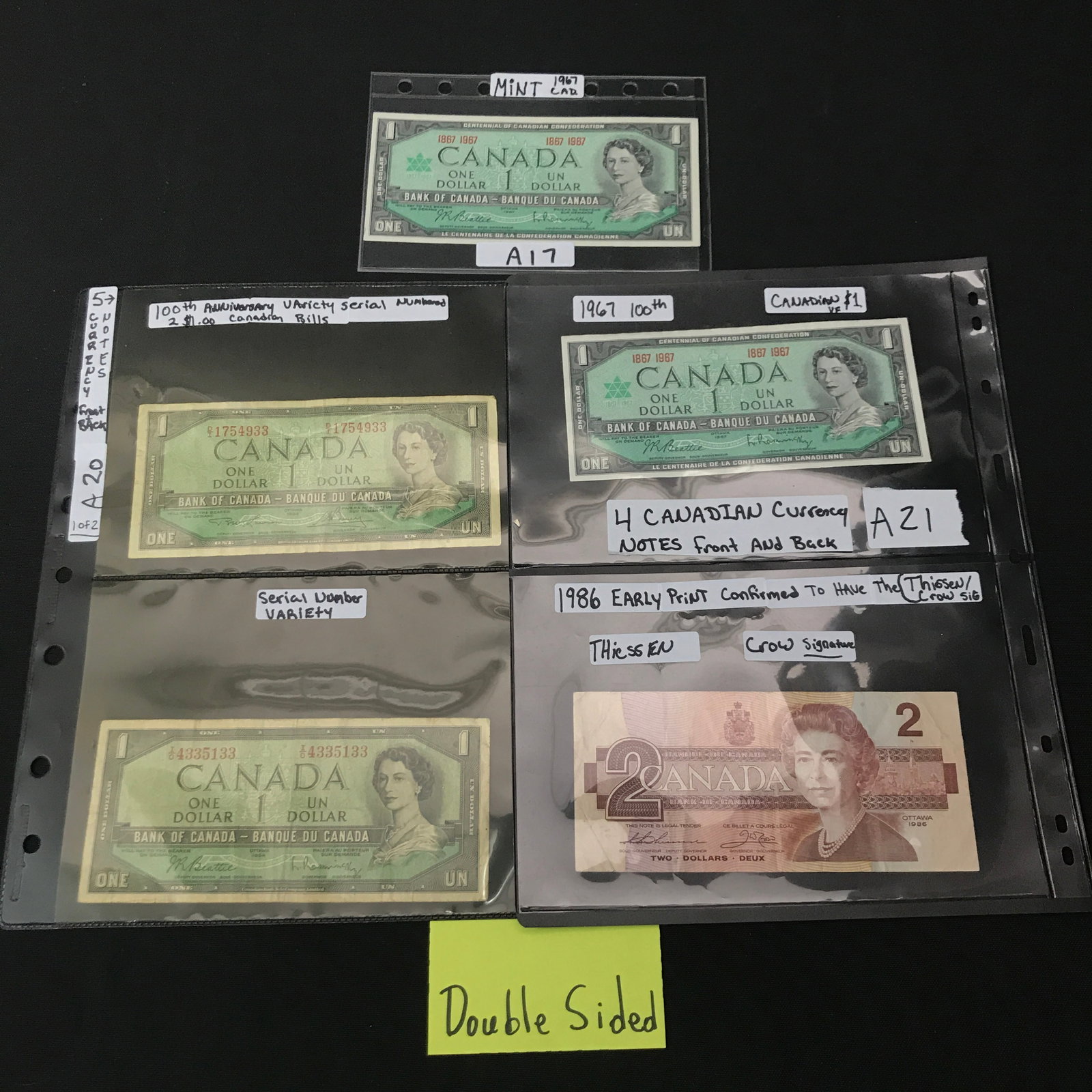 VINTAGE CANADIAN CURRENCY LOT (1 of 1)