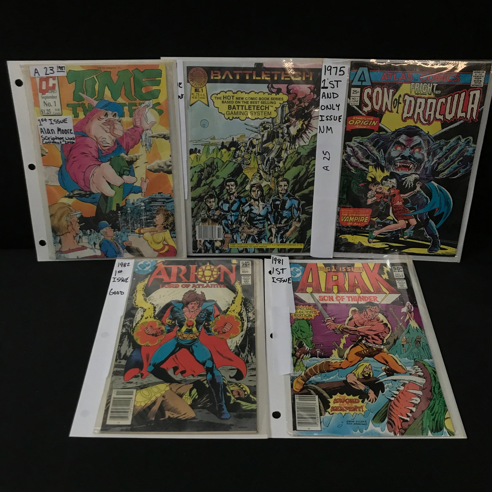 LOT OF 5 X #1 COMICS - VARIOUS TITLES AND PUBLISHERS (1 of 1)