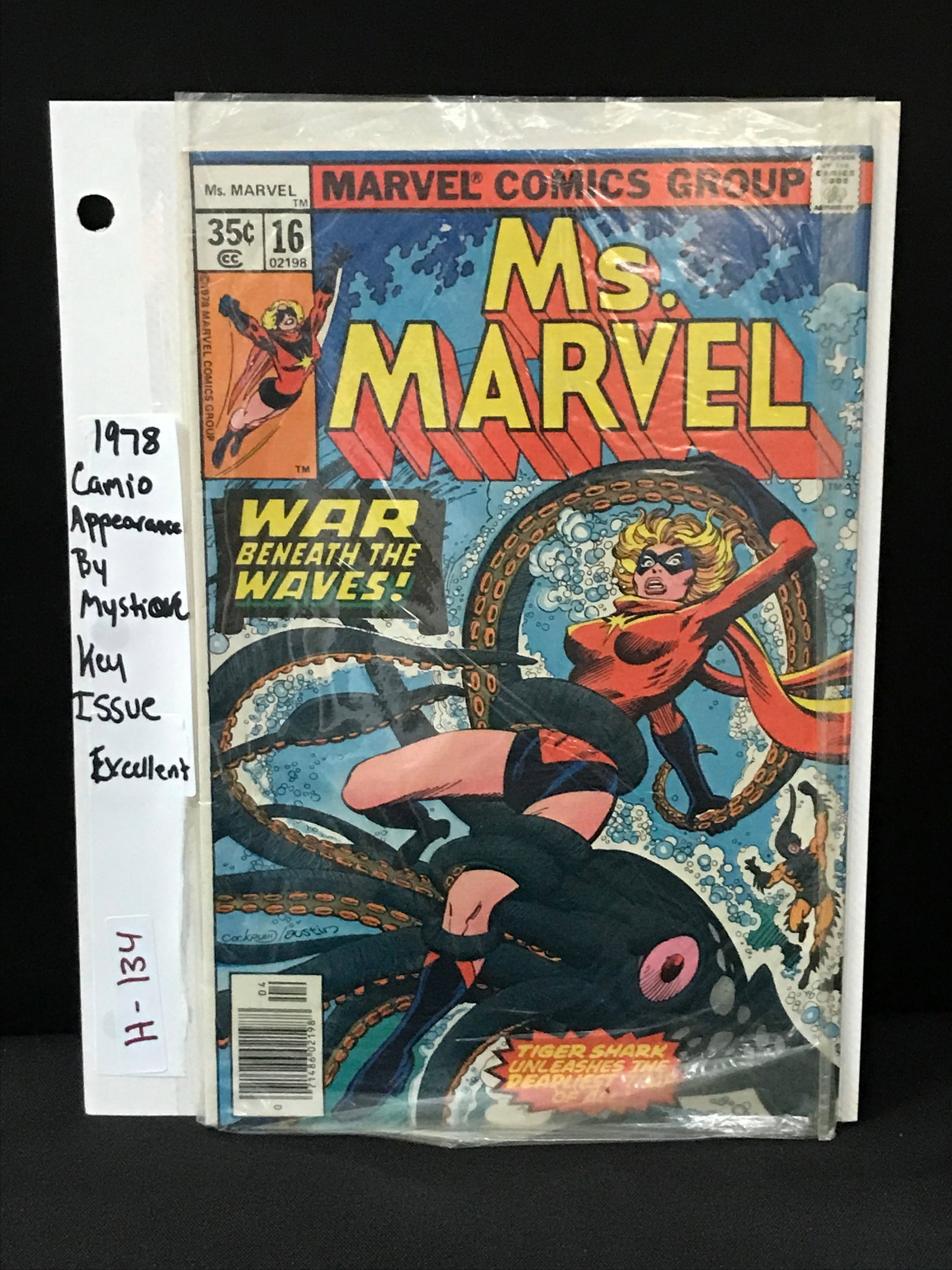 MS. MARVEL NO.16 (1ST CAMEO MYSTIQUE) MARVEL COMICS: Prices are in Canadian dollars