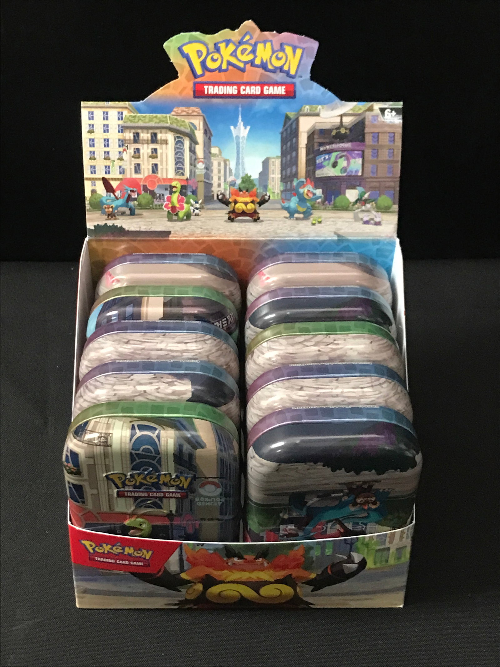 LOT OF 10 POKEMON TCG TRADING CARD TINS IN BOX - BULK: Prices are in Canadian dollars