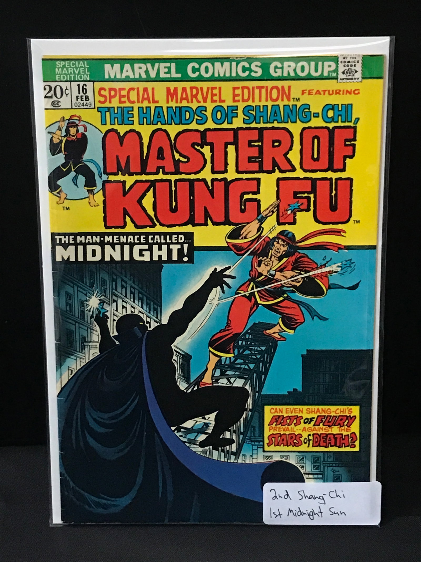 SPECIAL MARVEL EDITION FEATURING SHANG CHI MASTER OF KUNG FU #18 1ST MIDNIGHT SUN - MARVEL COMICS (1 of 1)