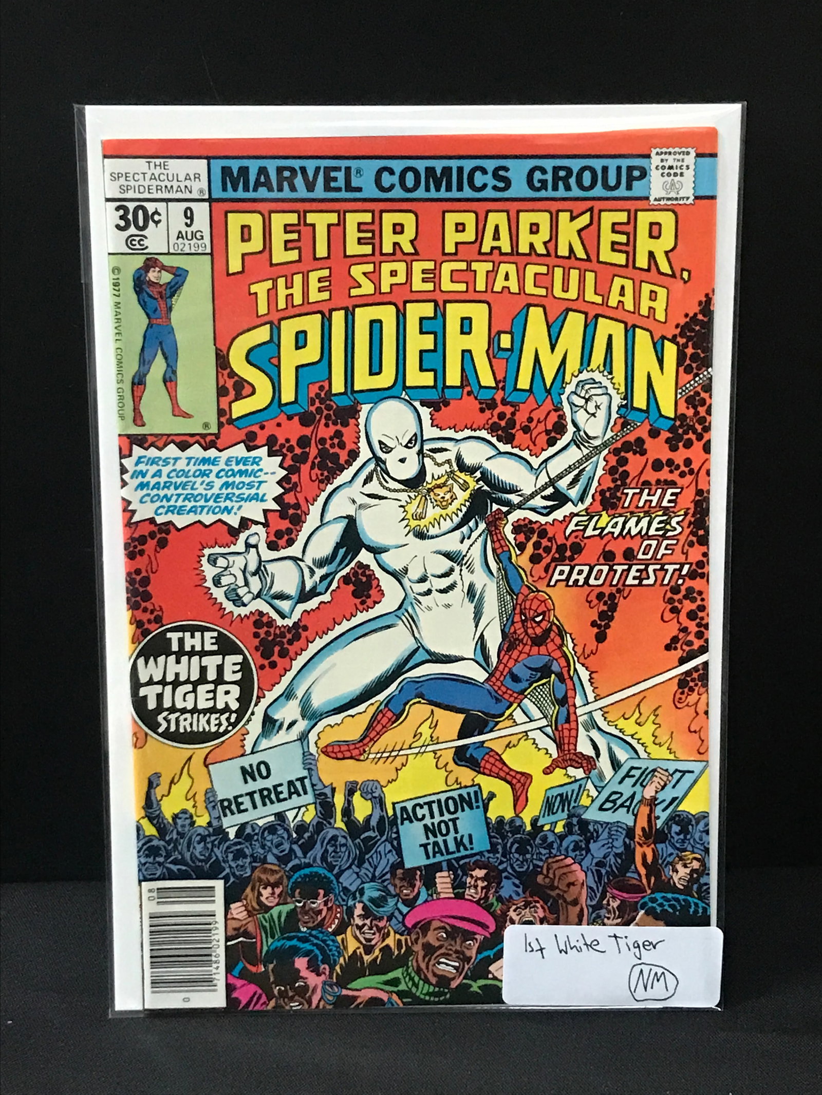 PETER PARKER THE SPECTACULAR SPIDERMAN #9 1ST WHITE TIGER - MARVEL COMICS: Prices are in Canadian dollars