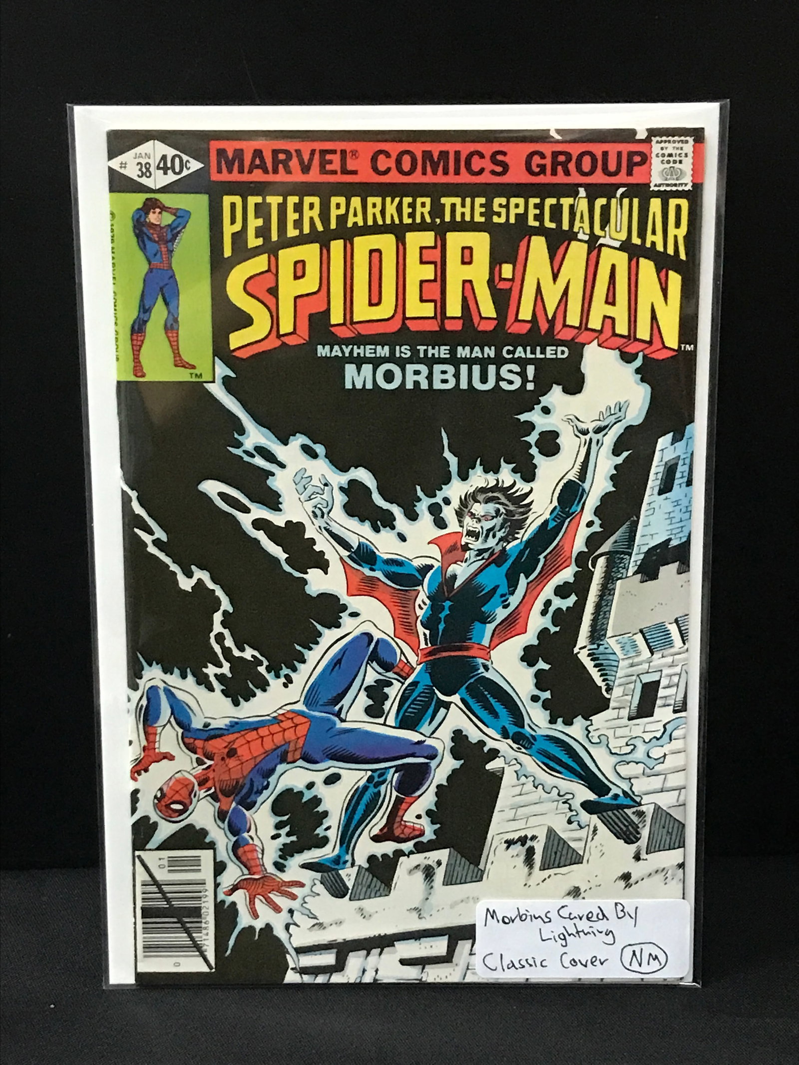 PETER PARKER THE SPECTACULAR SPIDERMAN #38 - MARVEL COMICS (1 of 1)