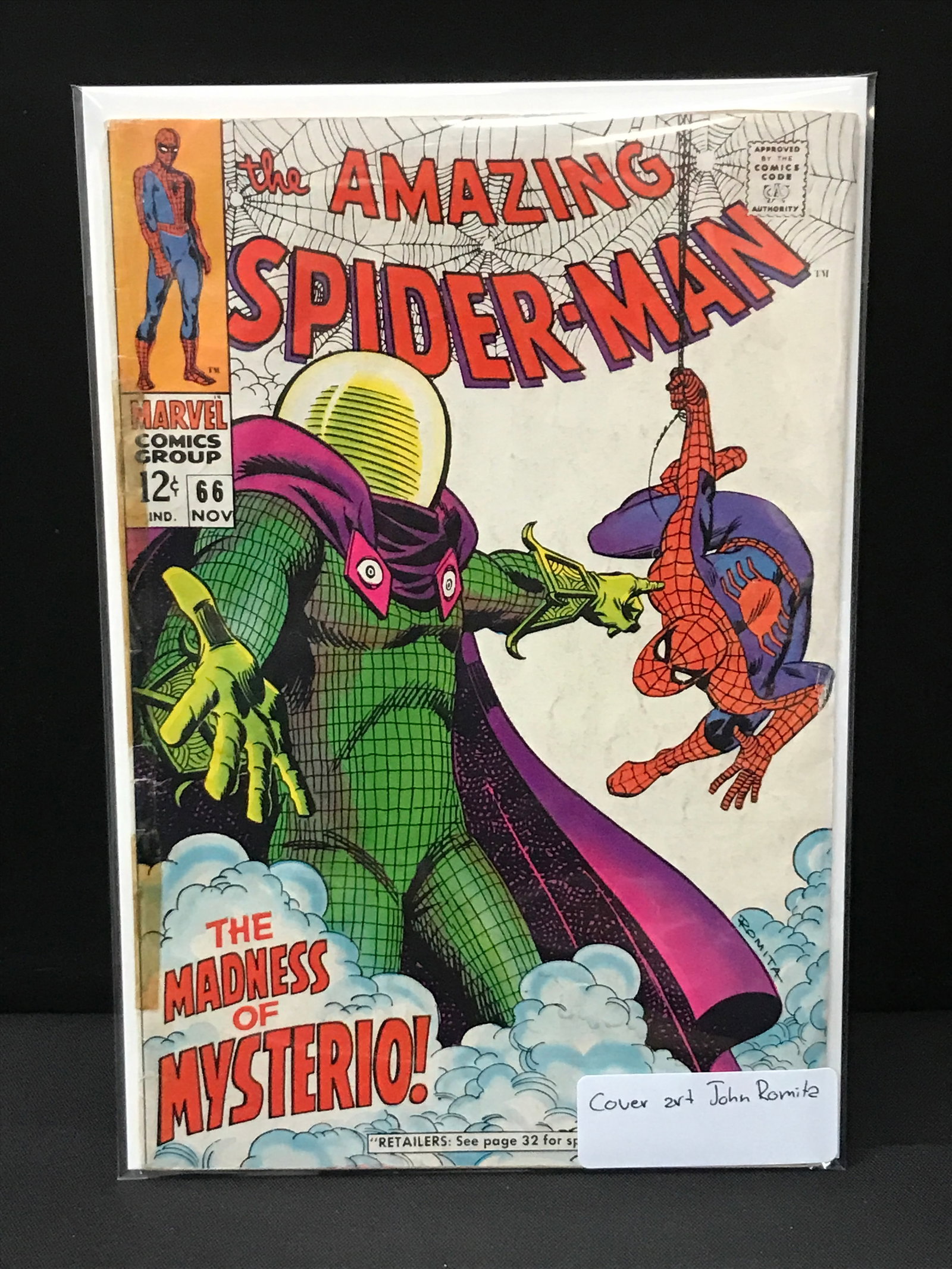 THE AMAZING SPIDERMAN #66 - MARVEL COMICS (1 of 1)