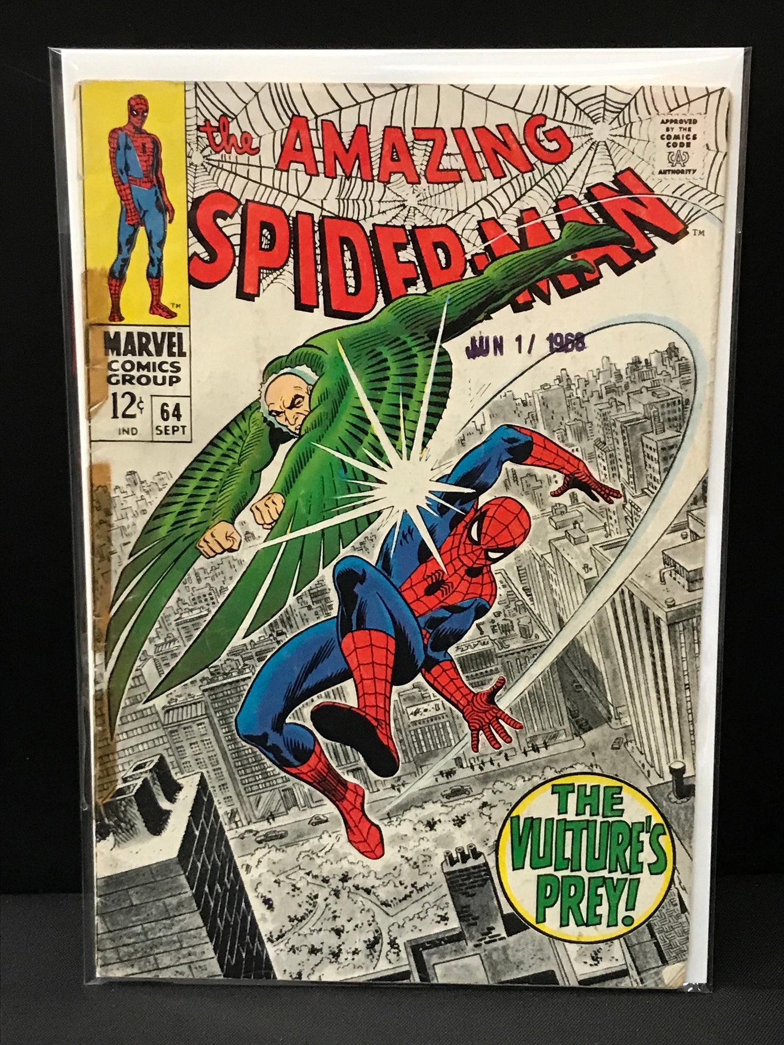 THE AMAZING SPIDERMAN #64 - MARVEL COMICS (1 of 1)