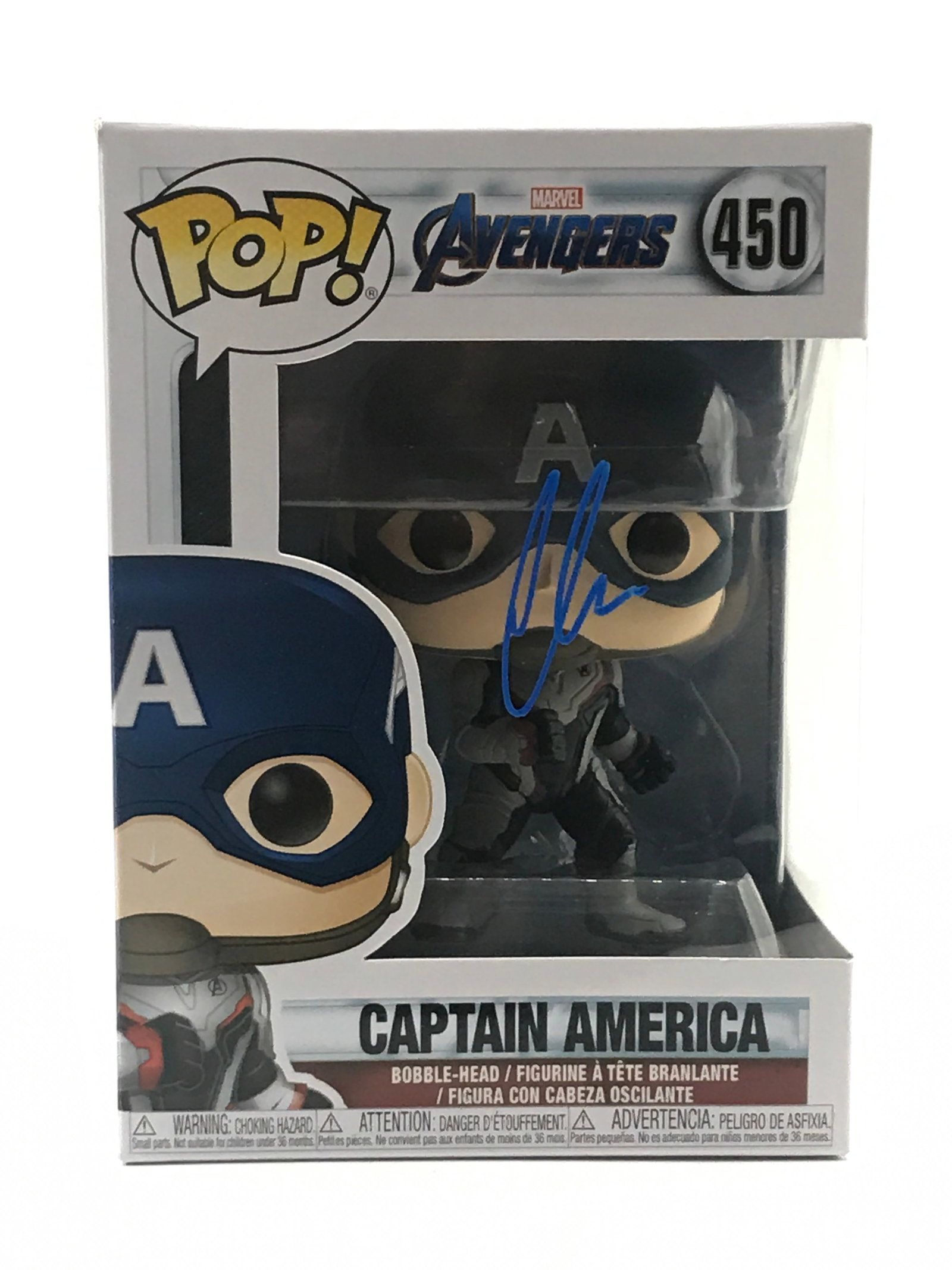CHRIS EVANS SIGNED CAPTAIN AMERICA FUNKO POP - HOLLYWOOD COA (1 of 2)