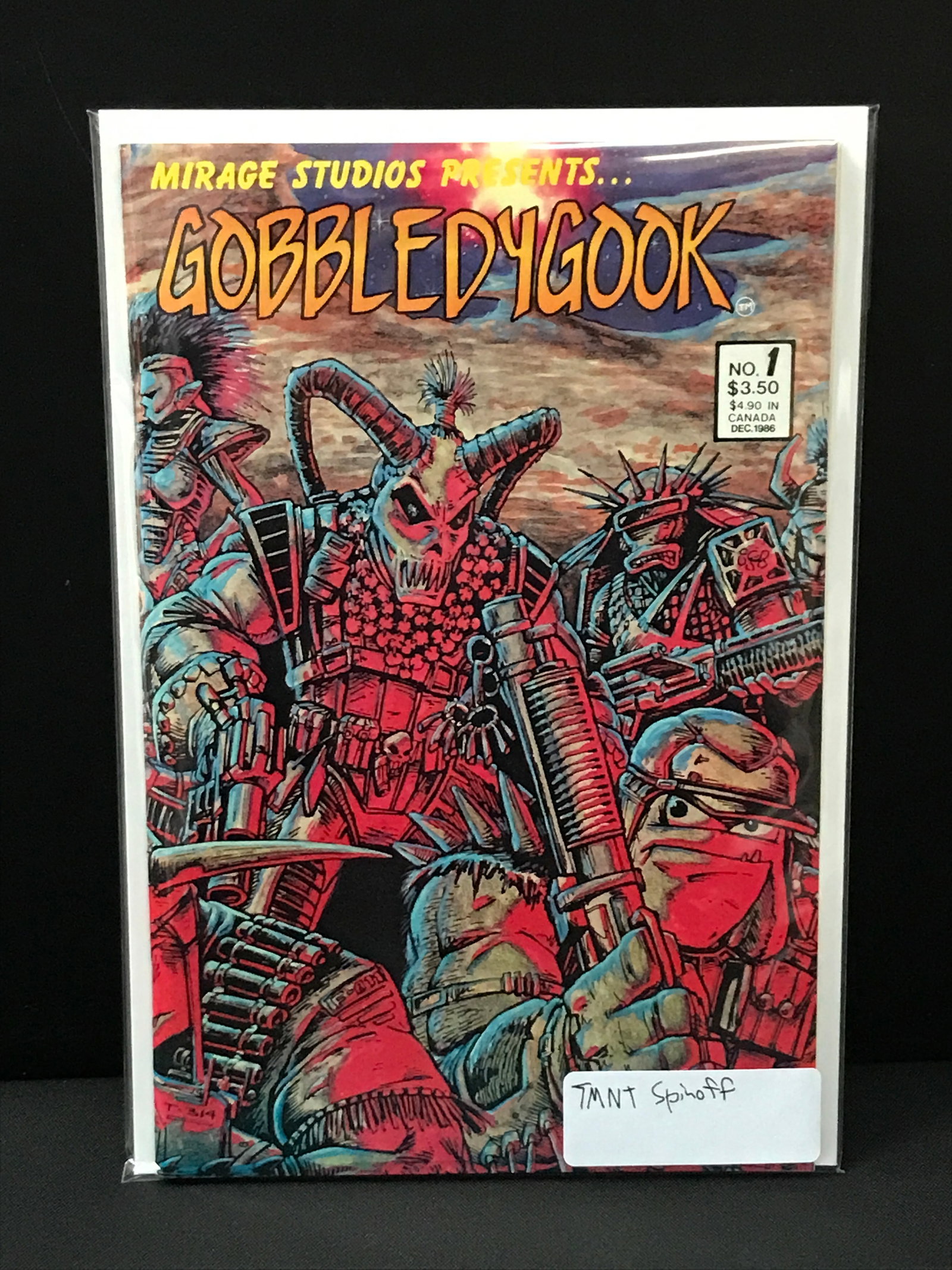 GOBBLEYGOOK #1 TEENAGE MUTANT NINJA TURTLES SPIN OPFF - MIRAGE STUDIOS: Prices are in Canadian dollars
