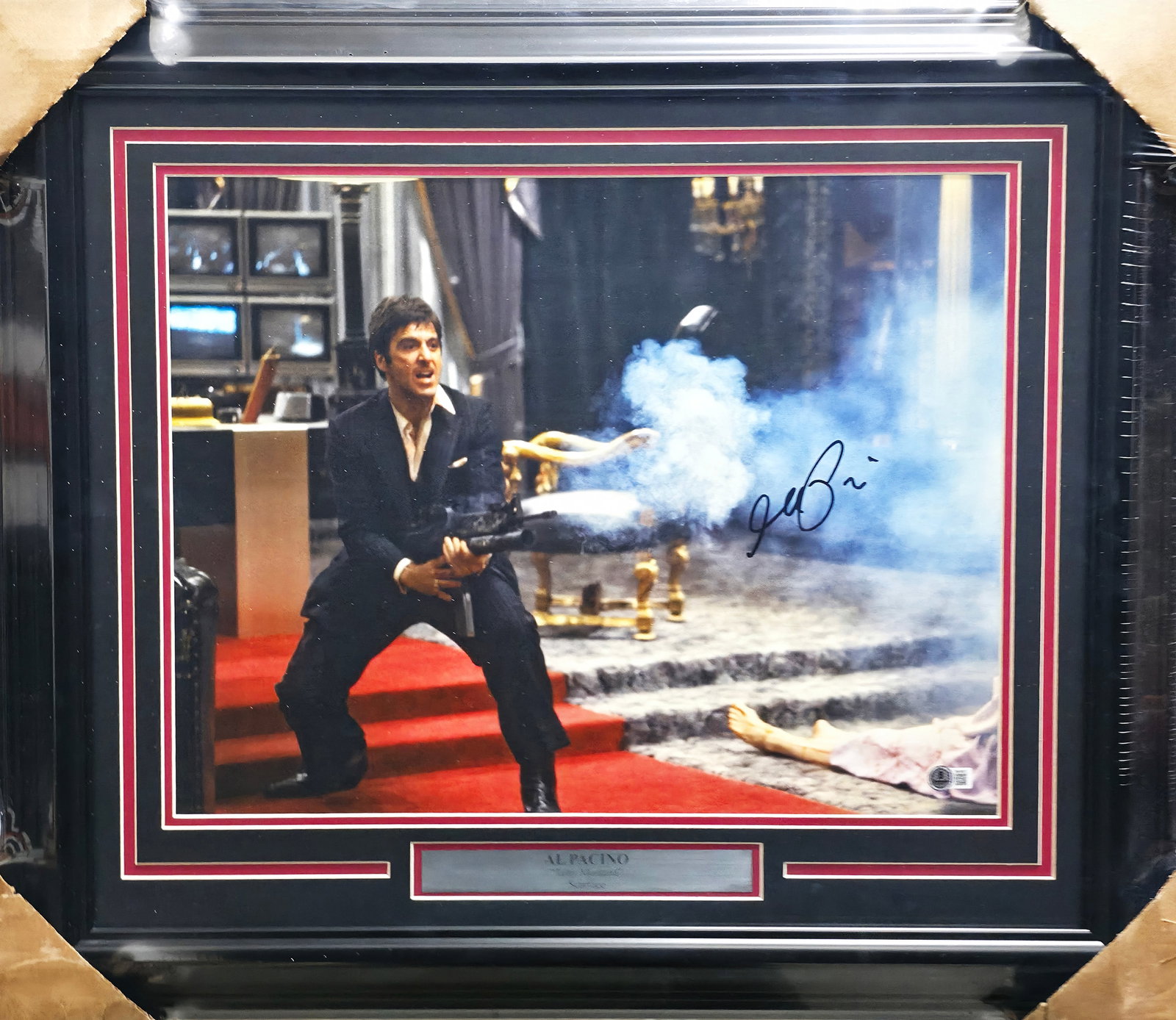AL PACINO SIGNED AND FRAMED SCARFACE 16 X 20 - BECKETT COA (1 of 1)