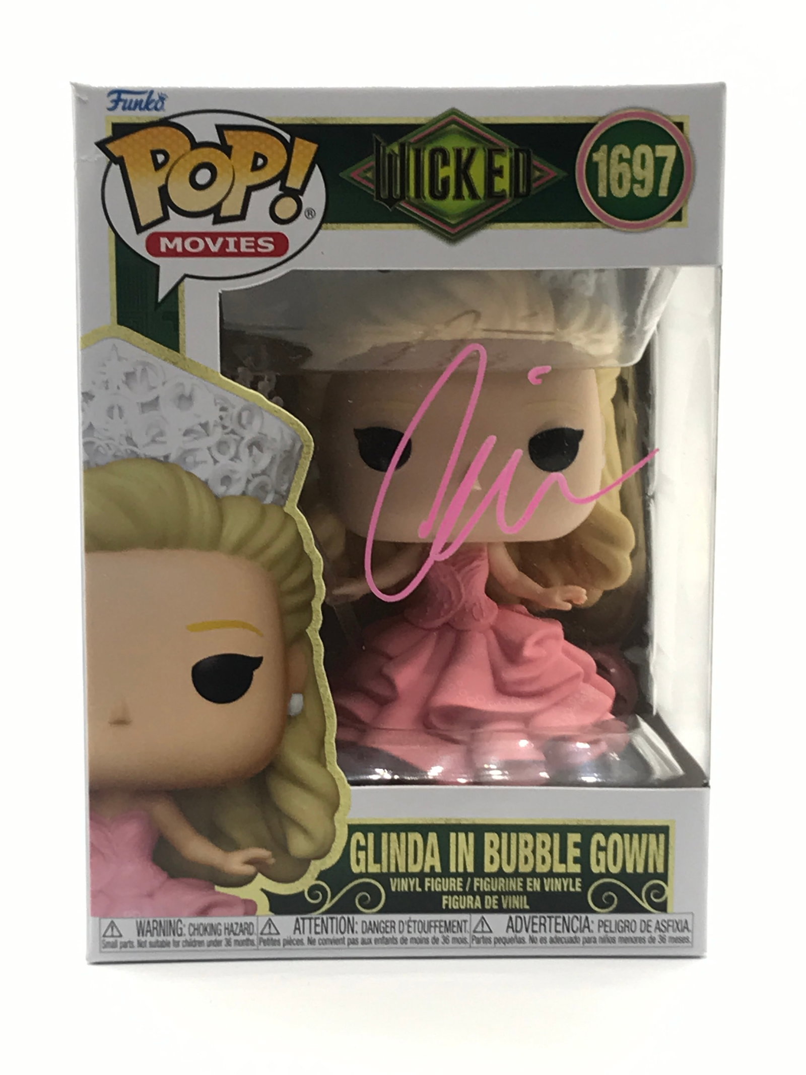 ARIANA GRANDE SIGNED GLINDA FUNKO POP - HOLLYWOOD COA (1 of 2)