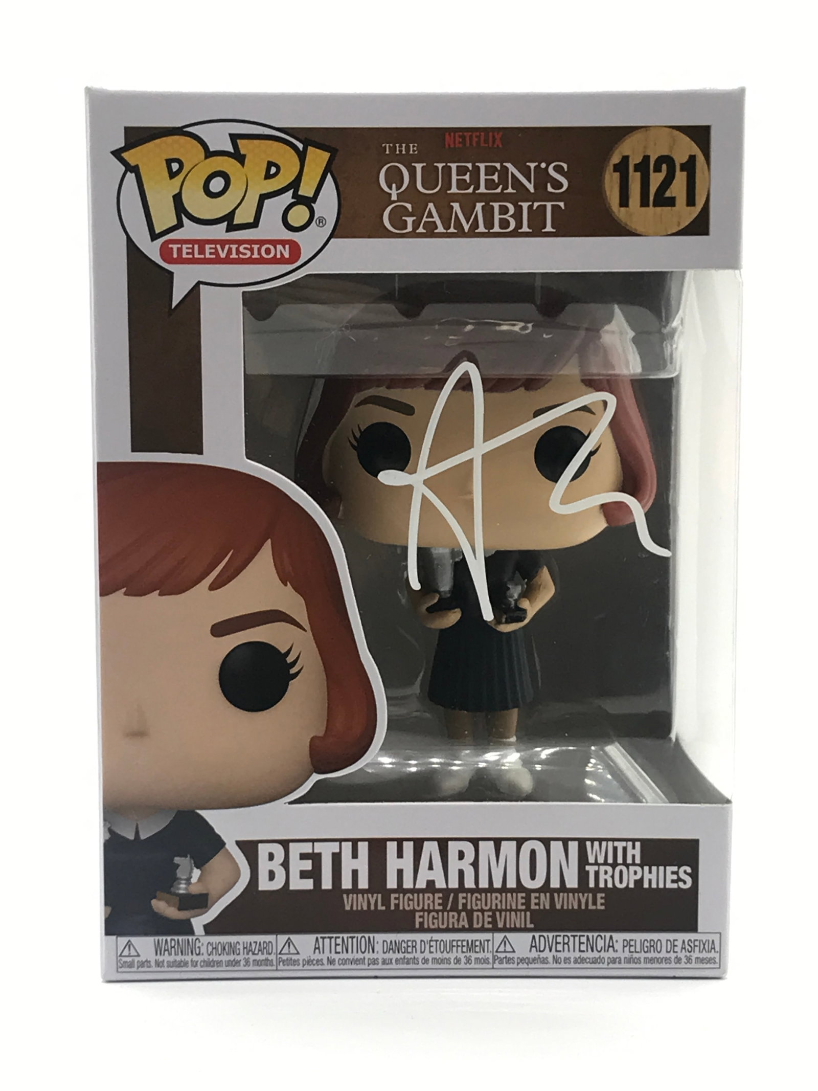 ANYA TAYLOR JOY SIGNED BETH HARMON QUEEN'S GAMBIT FUNKO POP - HOLLYWOOD COA (1 of 2)