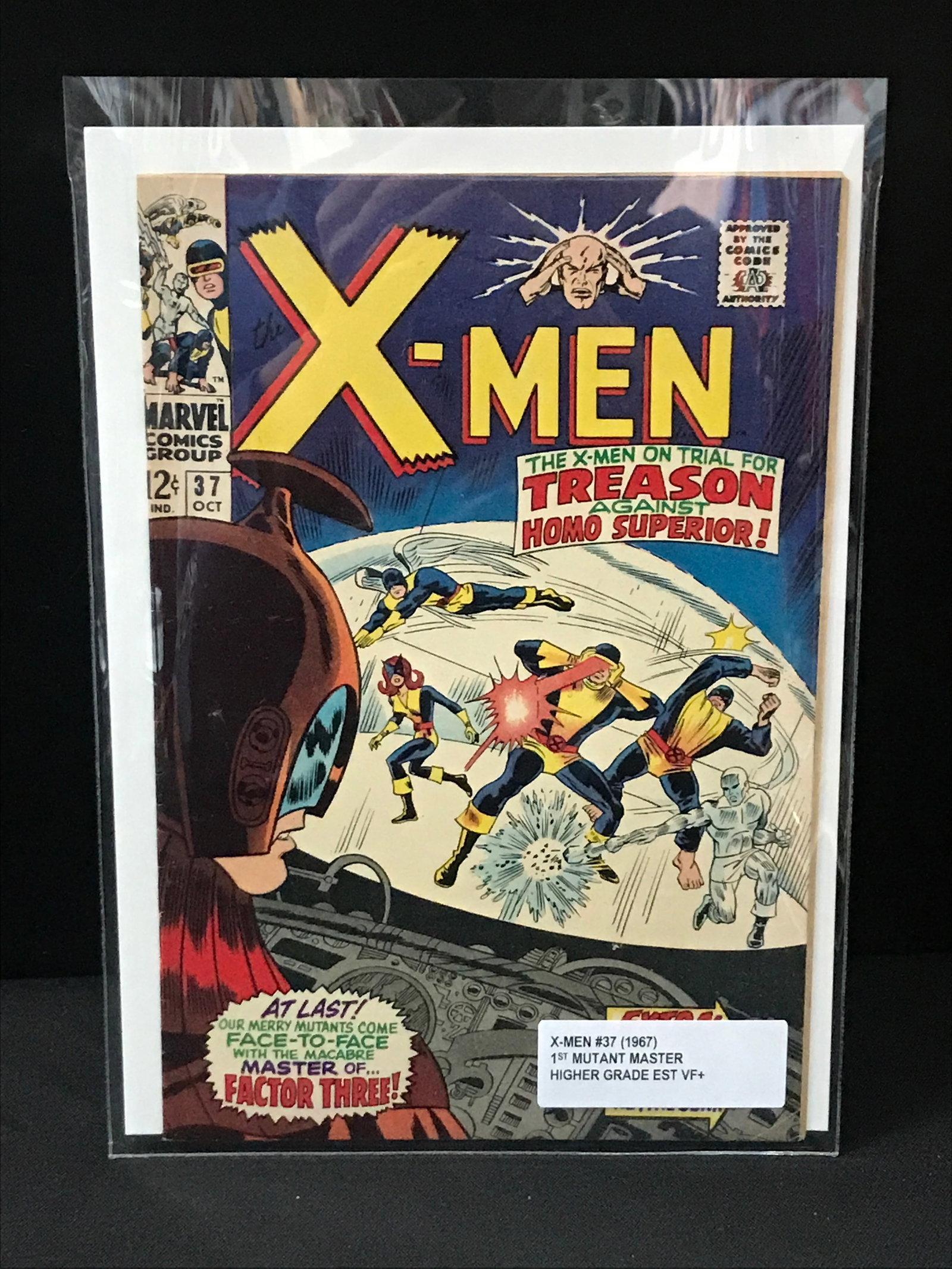 X-MEN #37 (1967) 1ST MUTANT MASTER - MARVEL COMICS (1 of 1)