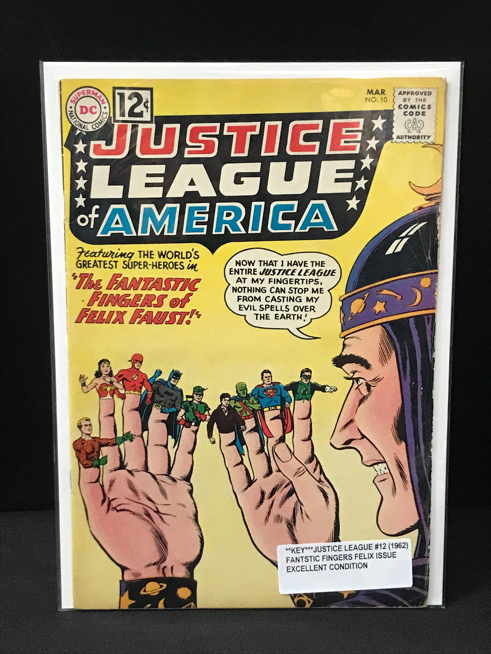 JUSTICE LEAGUE OF AMERICA #12 (1962) - DC COMICS (1 of 1)
