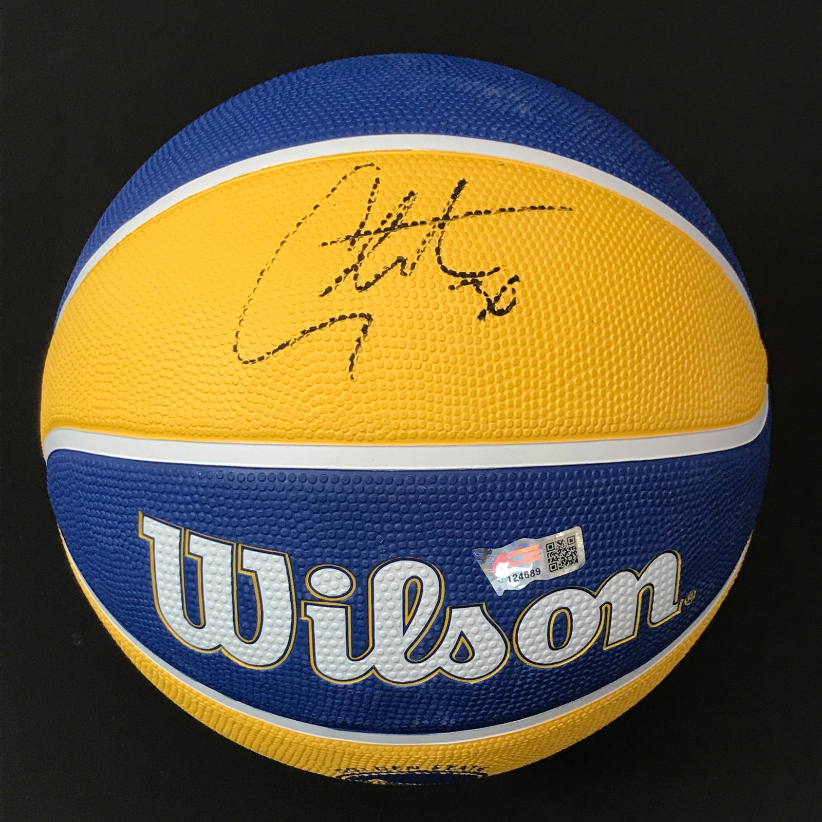 STEPHEN CURRY SIGNED BASKETBALL - ACE COA (1 of 2)