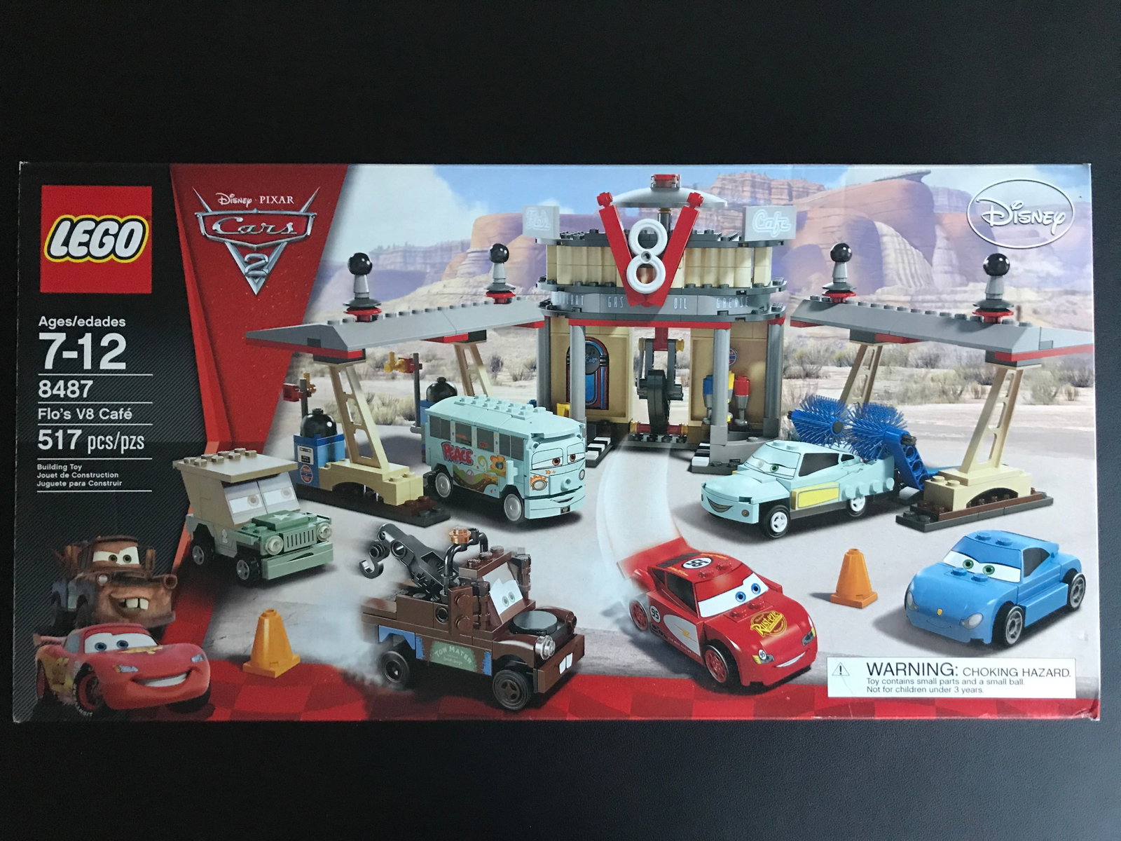 LEGO CARS 2 #8487 FLO'S V8 CAFE SEALED IN ORIGINAL PACKAGING: Prices are in Canadian dollars