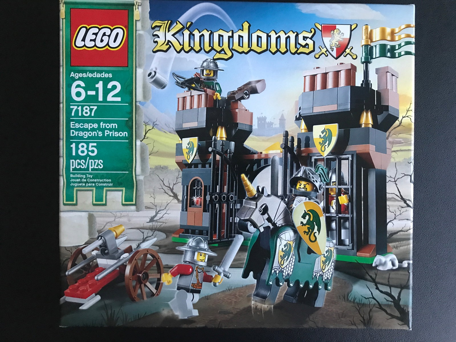 LEGO KINGDOMS #7187 ESCAPE FROM DRAGON'S PRISON SEALED IN ORIGINAL PACKAGING: Prices are in Canadian dollars