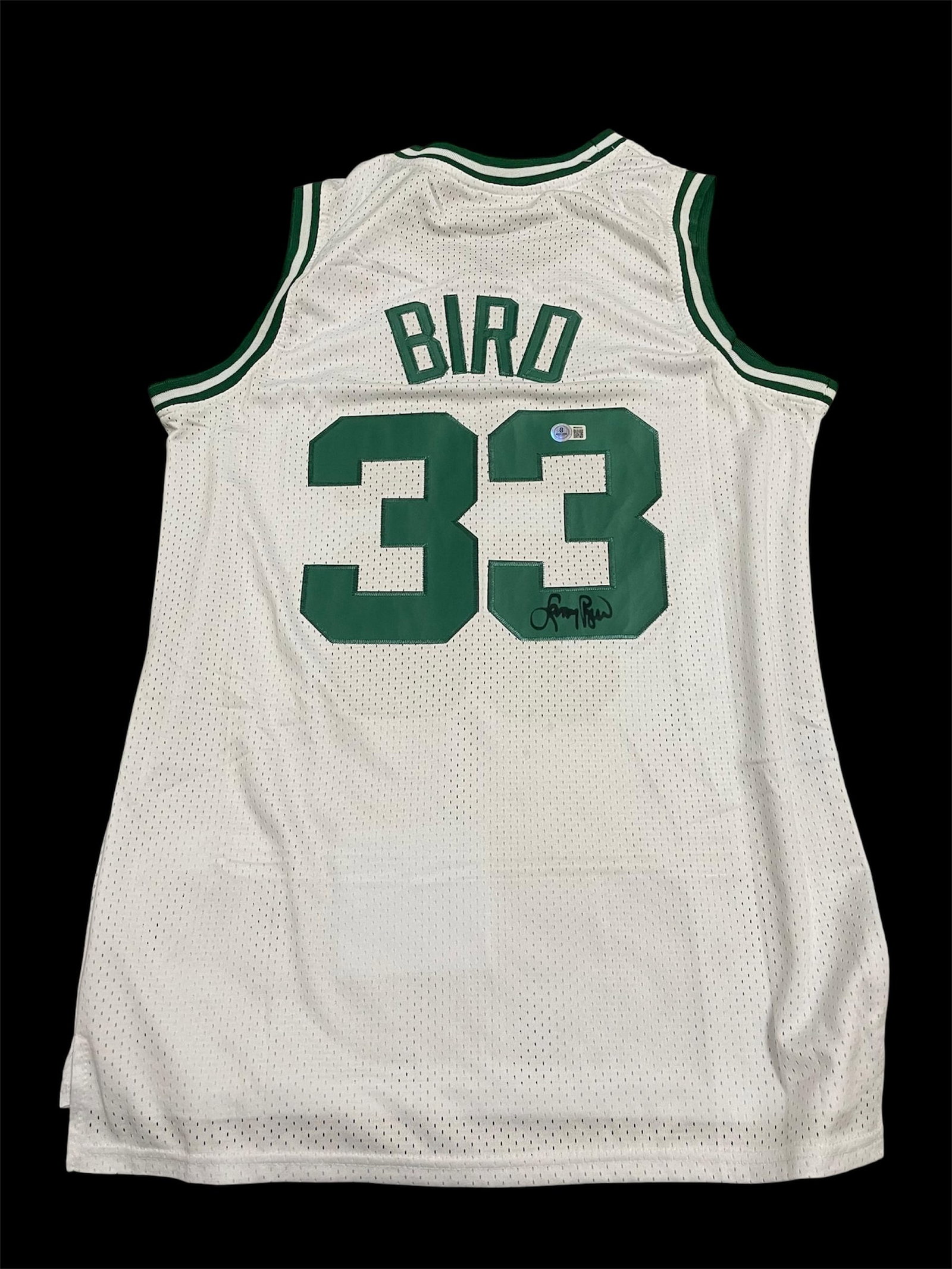LARRY BIRD SIGNED BOSTON CELTICS JERSEY - BECKETT COA (1 of 2)