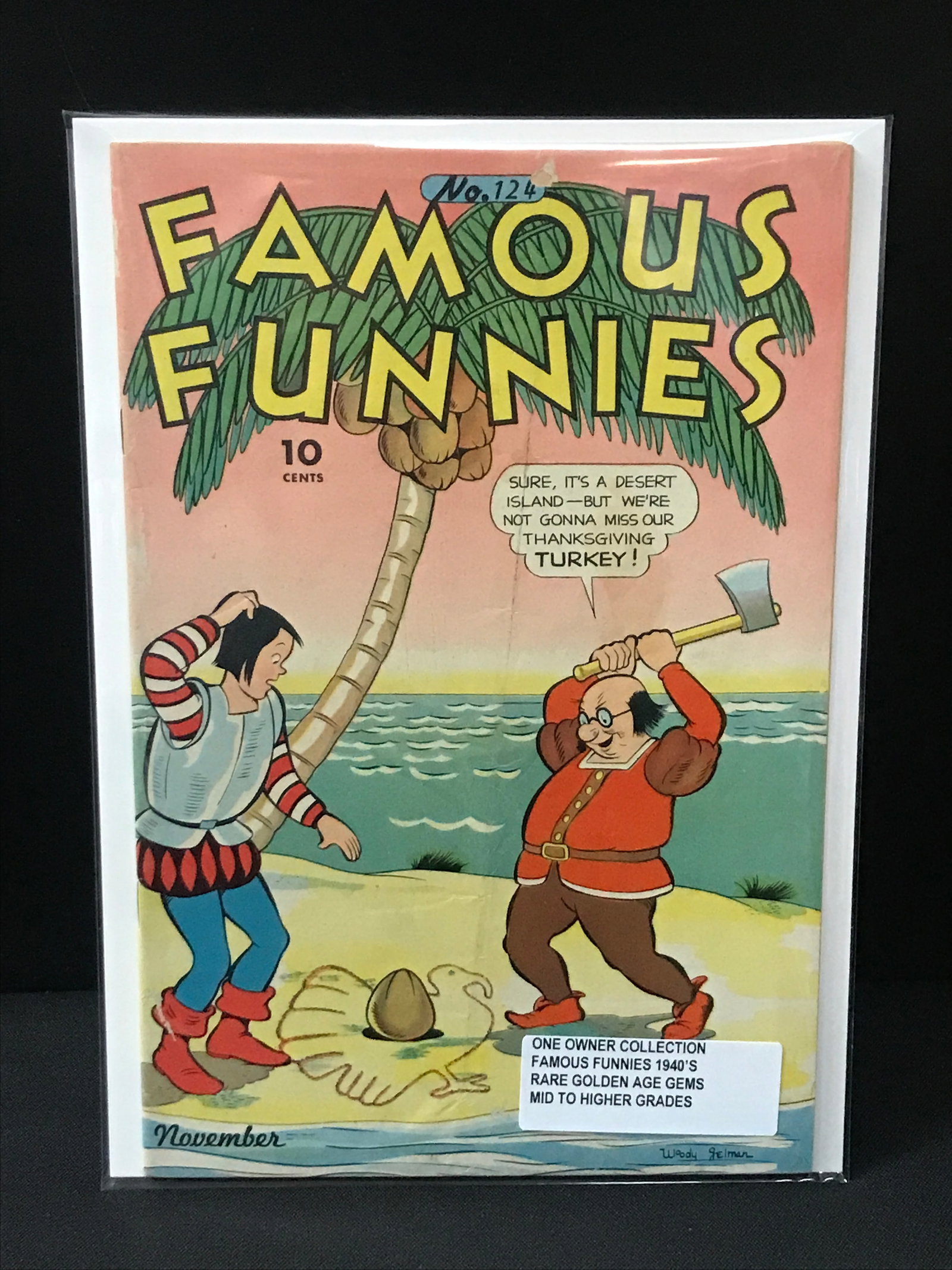 FAMOUS FUNNIES #124 ONE OWNER COLLECTION (1940'S) (1 of 1)