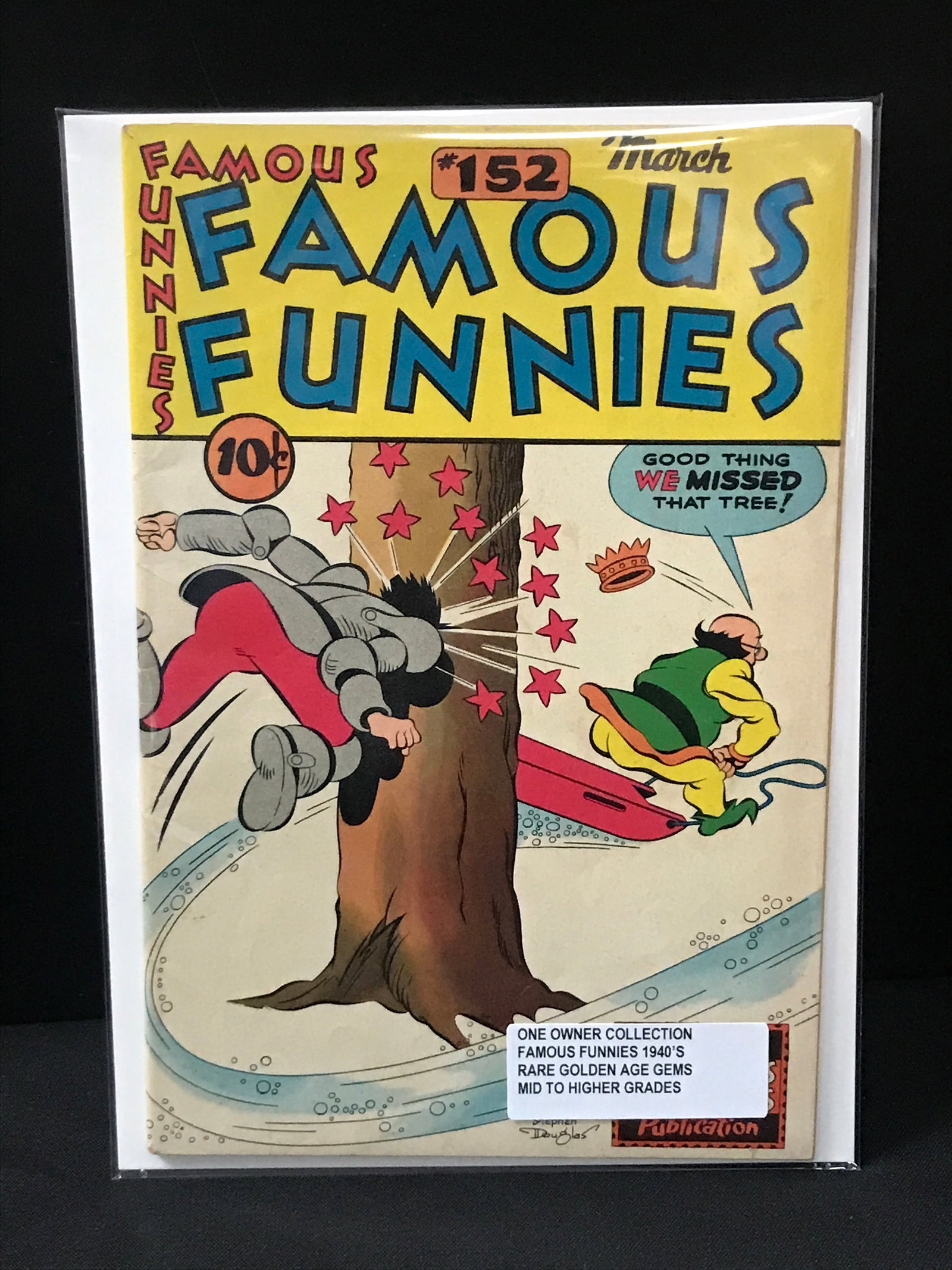 FAMOUS FUNNIES #152 ONE OWNER COLLECTION (1940'S): Prices are in Canadian dollars