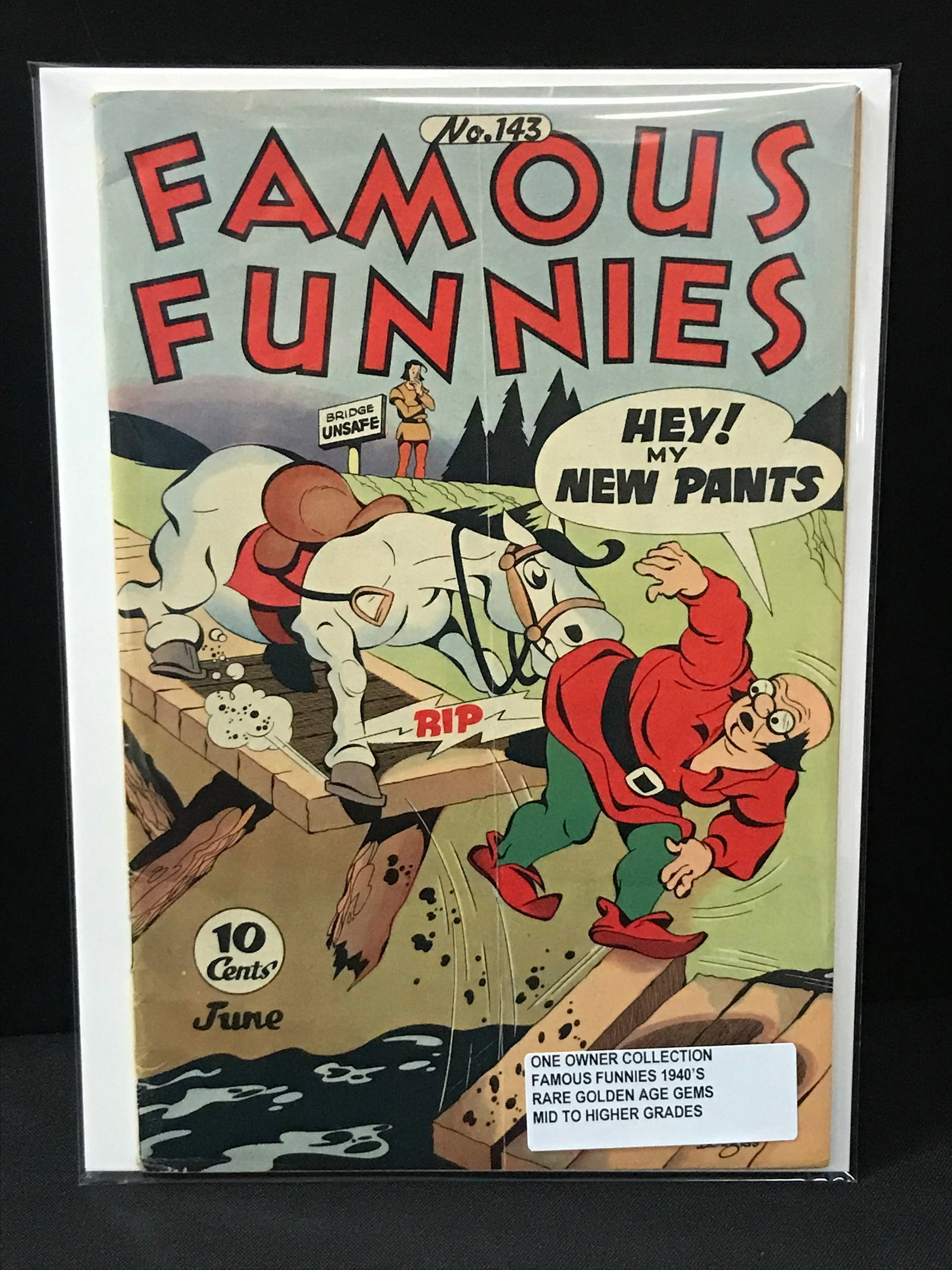 FAMOUS FUNNIES #143 ONE OWNER COLLECTION (1940'S) (1 of 1)