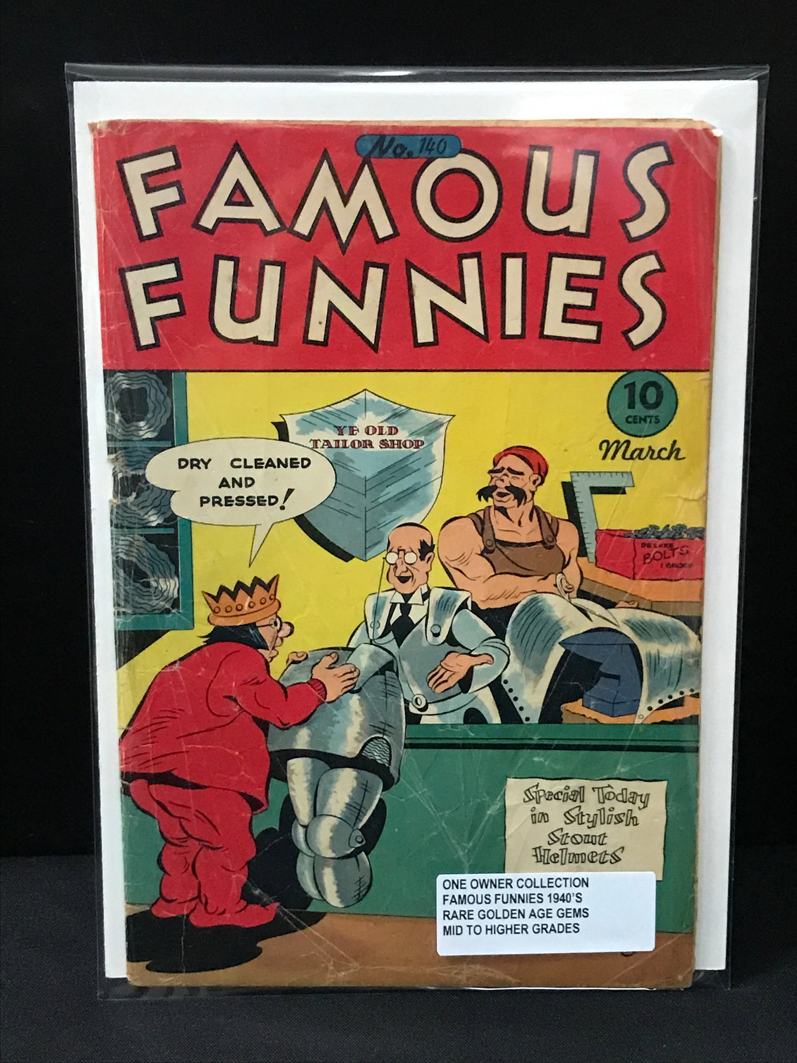 FAMOUS FUNNIES #140 ONE OWNER COLLECTION (1940'S) (1 of 1)