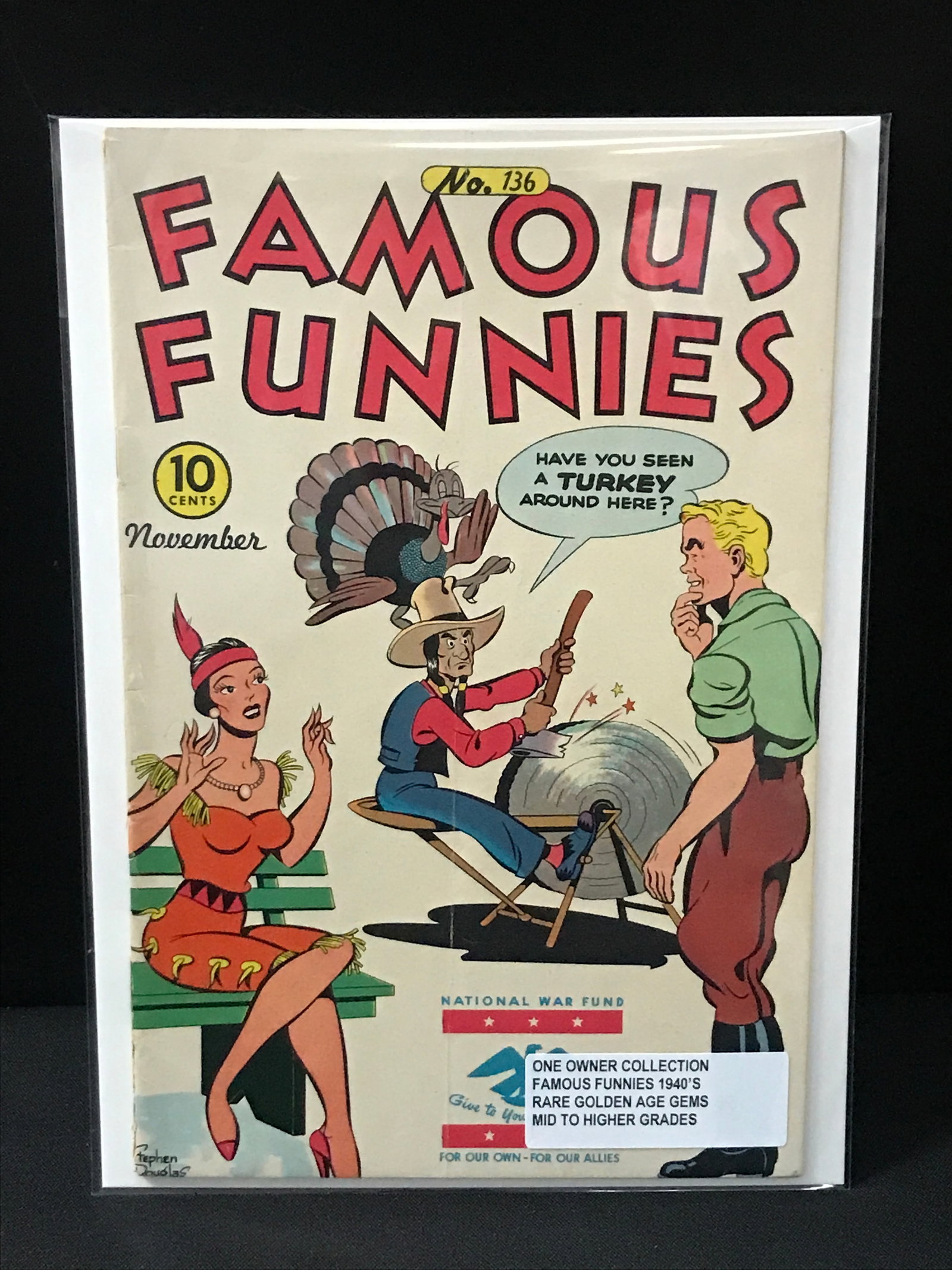 FAMOUS FUNNIES #136 ONE OWNER COLLECTION (1940'S) (1 of 1)
