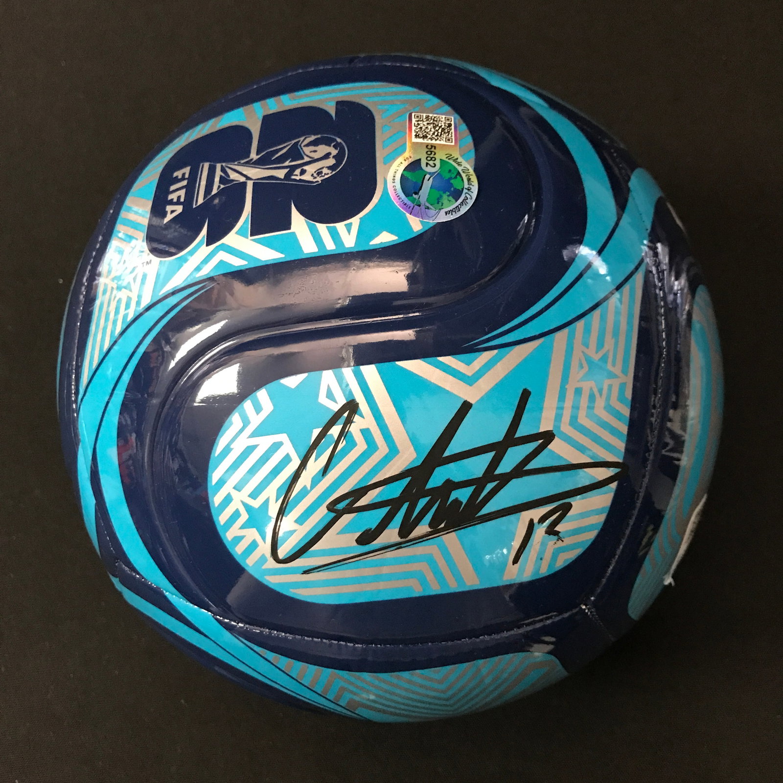 CHRISTINE SINCLAIR SIGNED FOOTBALL - WWOC COA (1 of 2)