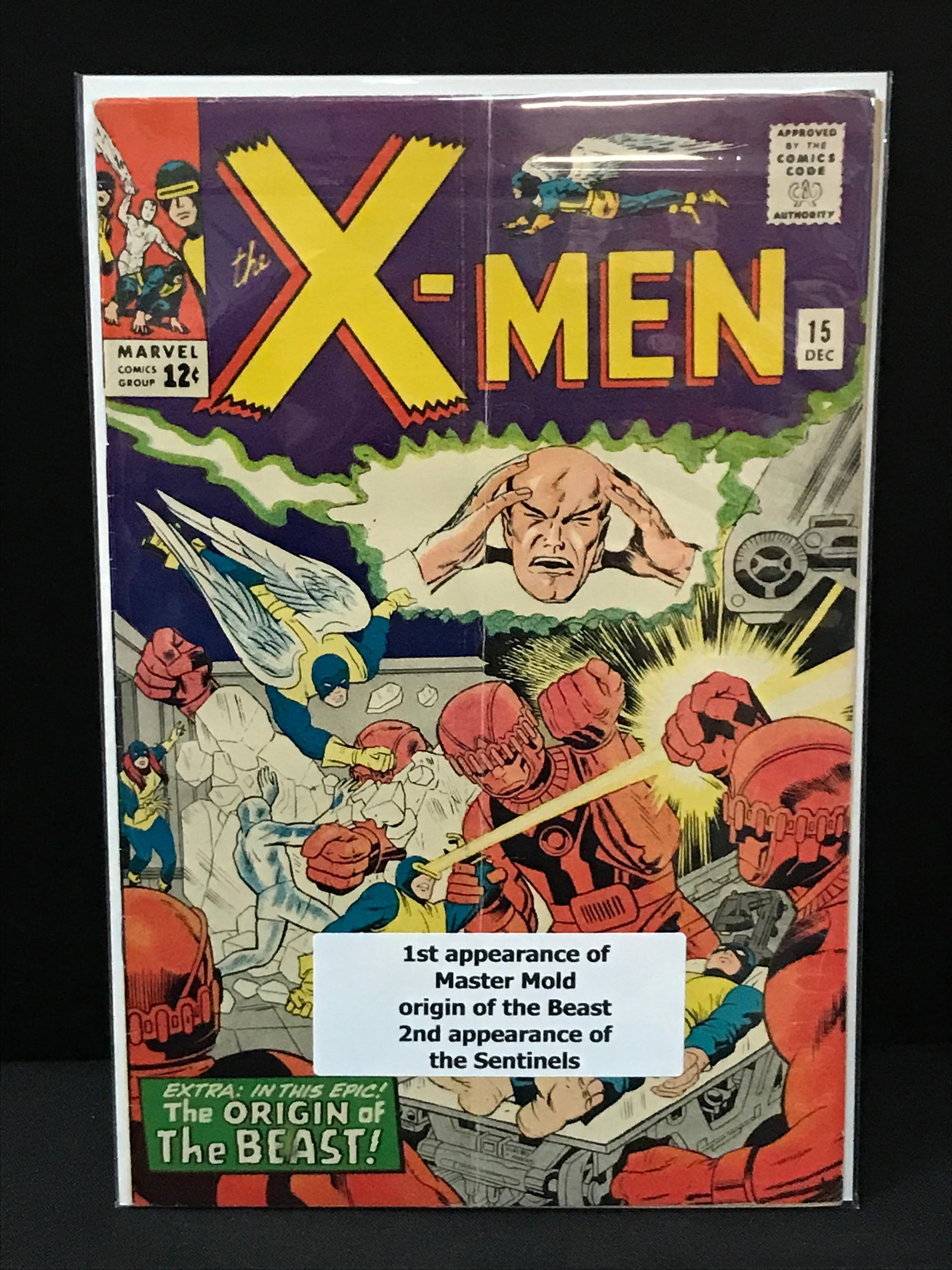 THE X-MEN #15 1ST APP MASTER MOLD - MARVEL COMICS (1 of 1)