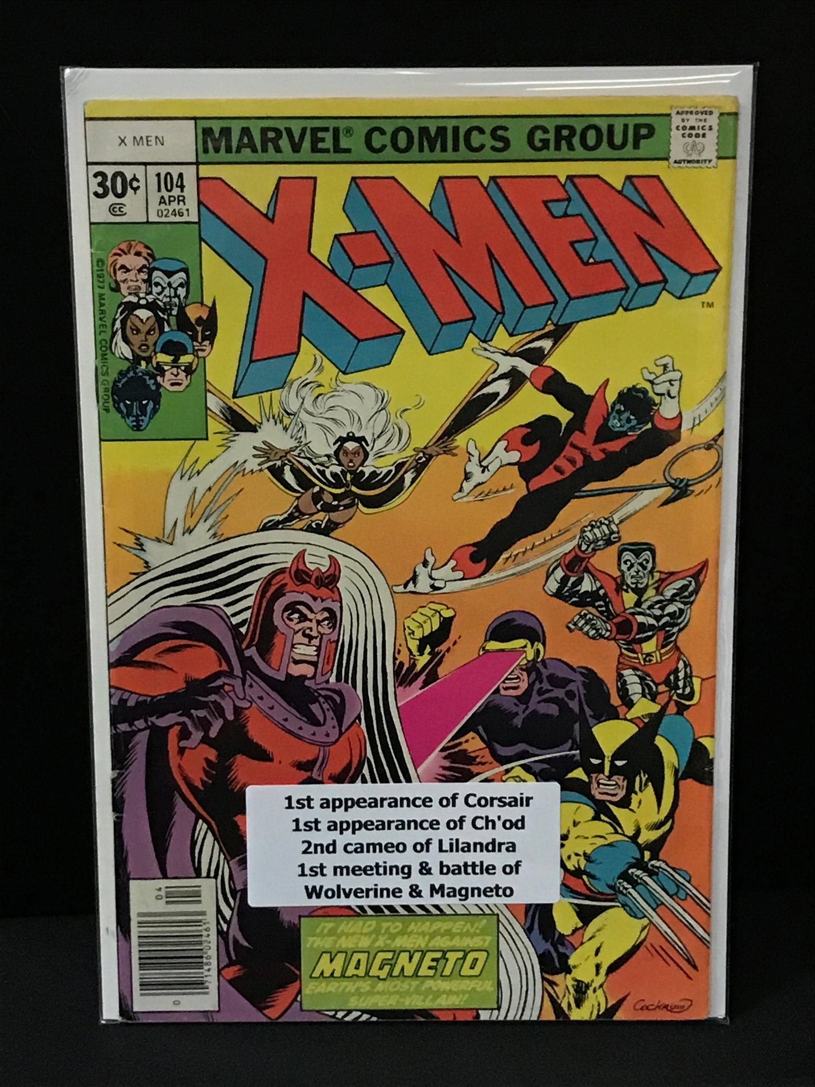 X-MEN #104 LOTS OF 1STS - MARVEL COMICS: Prices are in Canadian dollars