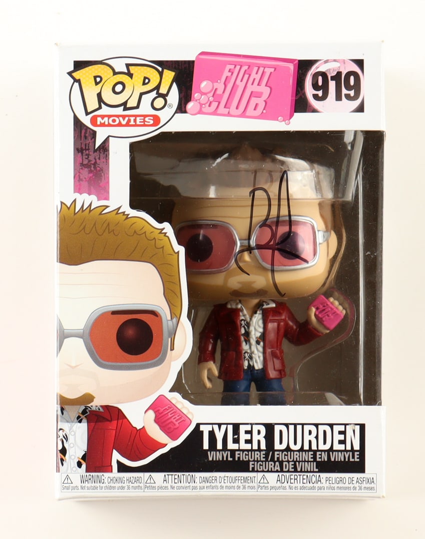 BRAD PITT SIGNED TYLER DURDEN FIGHT CLUB FUNKO POP - BECKETT COA (1 of 2)