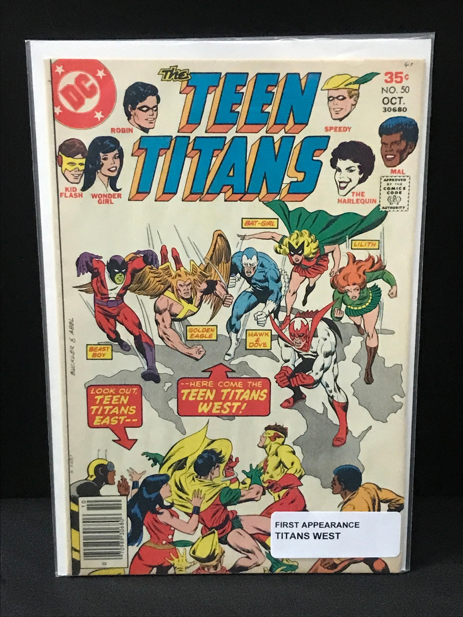 TEEN TITANS #50 1ST APP TITANS WEST - DC COMICS: Prices are in Canadian dollars