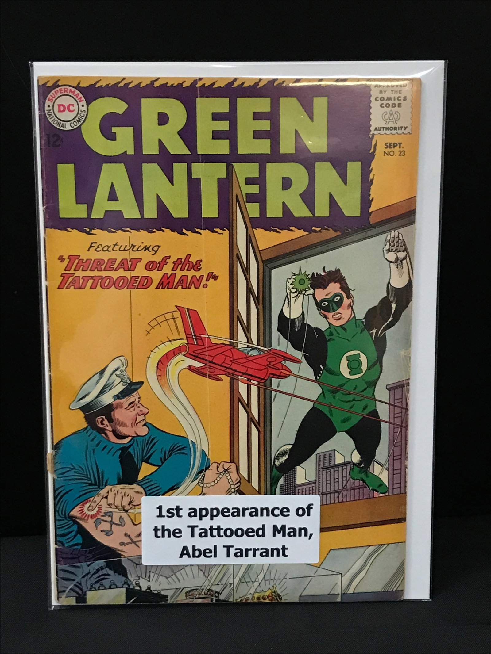 GREEN LANTERN #23 1ST APP THE TATTOOED MAN - DC COMICS (1 of 1)