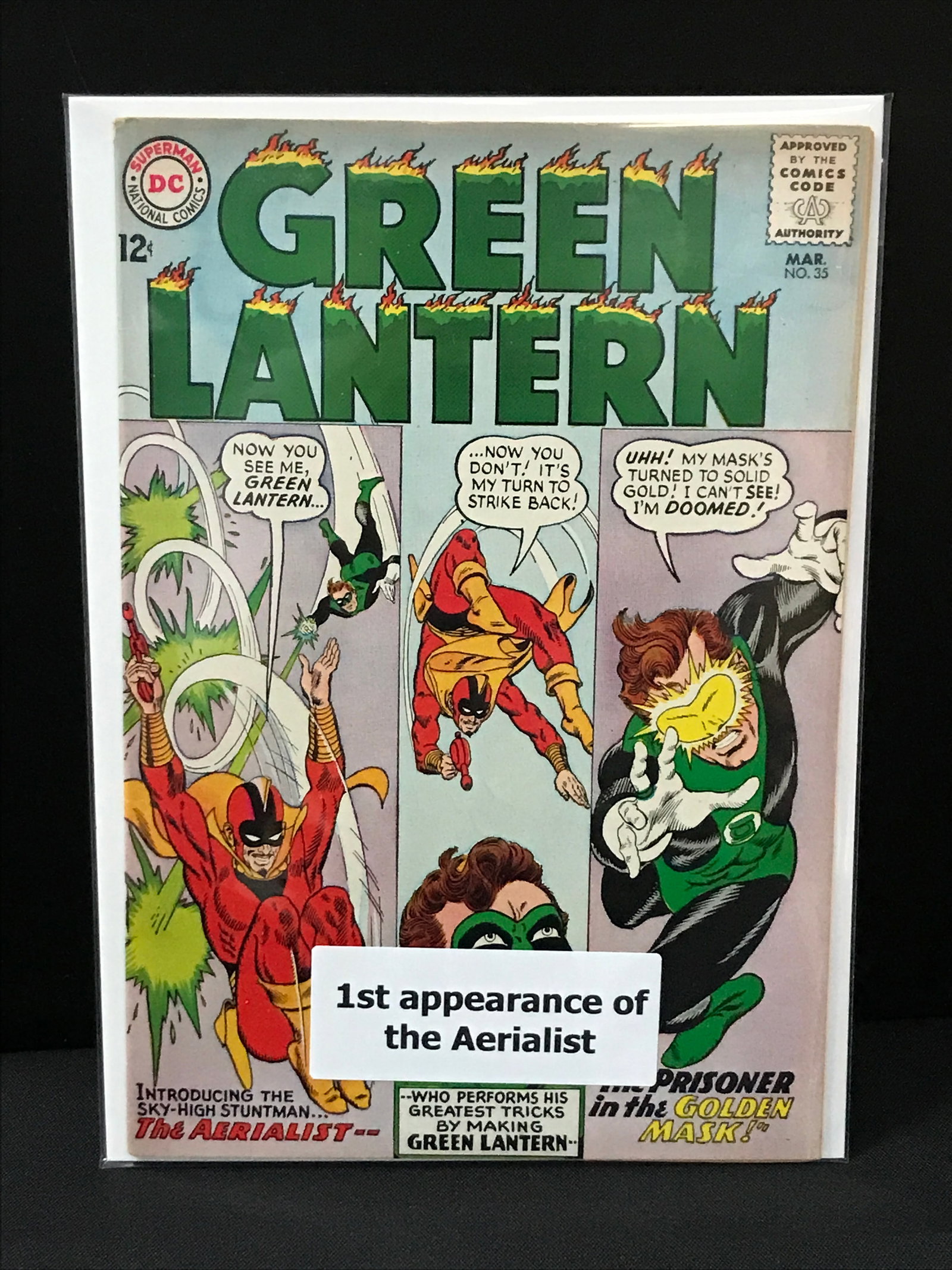 GREEN LANTERN #35 1ST APP THE AERIELIST (1 of 1)