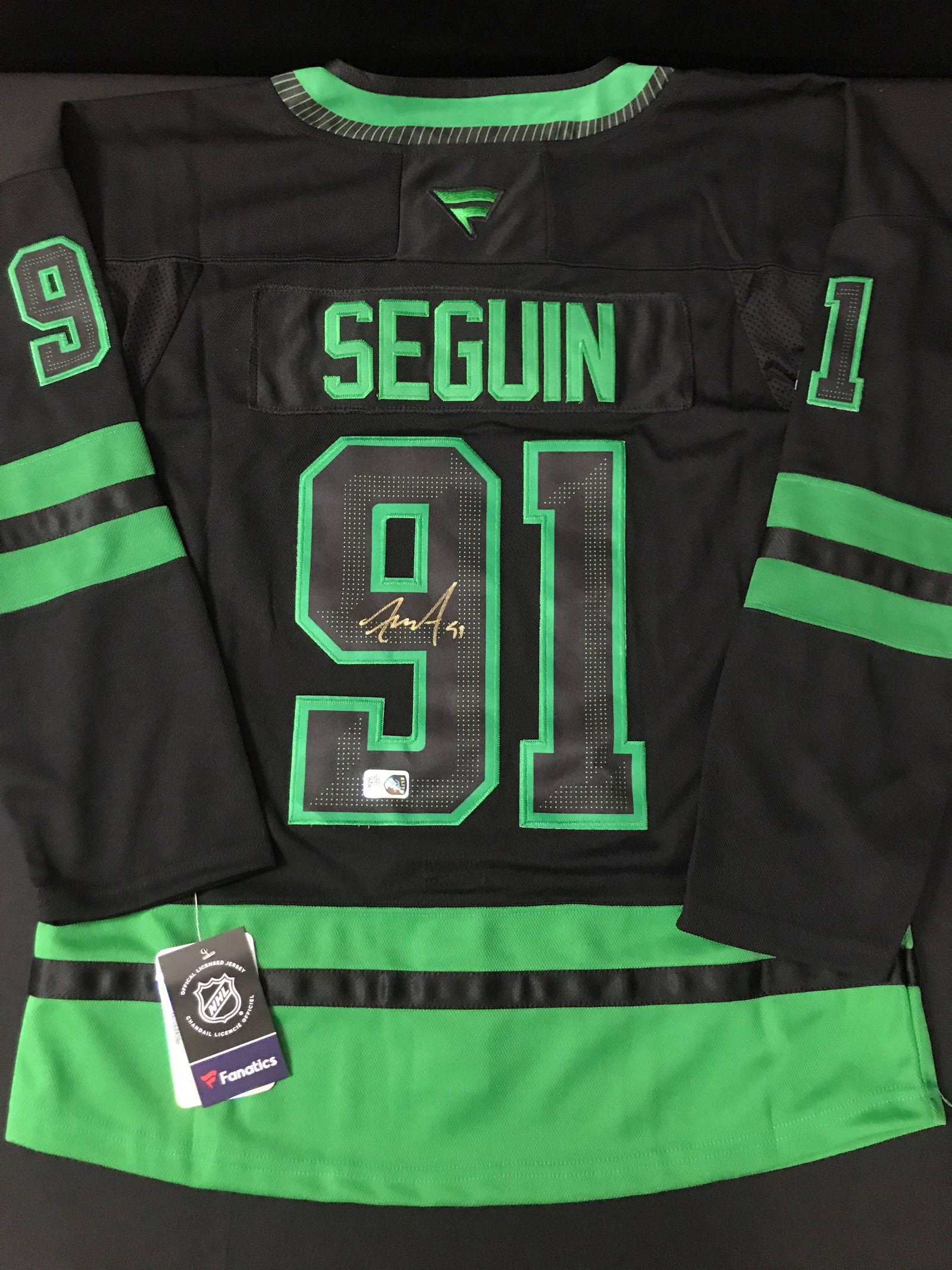 TYLER SEQUIN SIGNED DALLAS STARS CUSTOM JERSEY - ELITE COA (1 of 3)