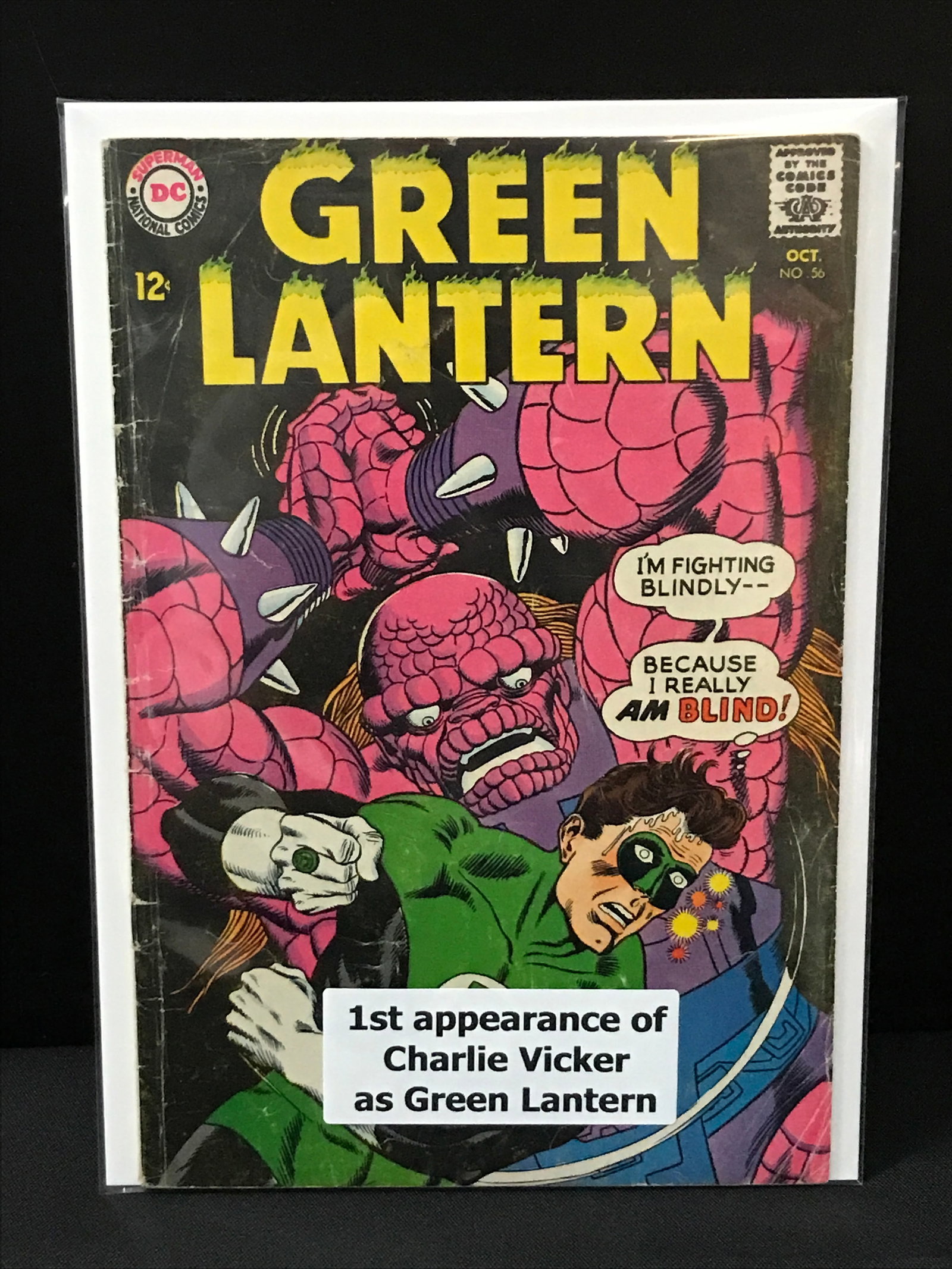 GREEN LANTERN #56 1ST APP OF CHARLIE VICKER AS GREEN LANTERN - DC COMICS (1 of 1)