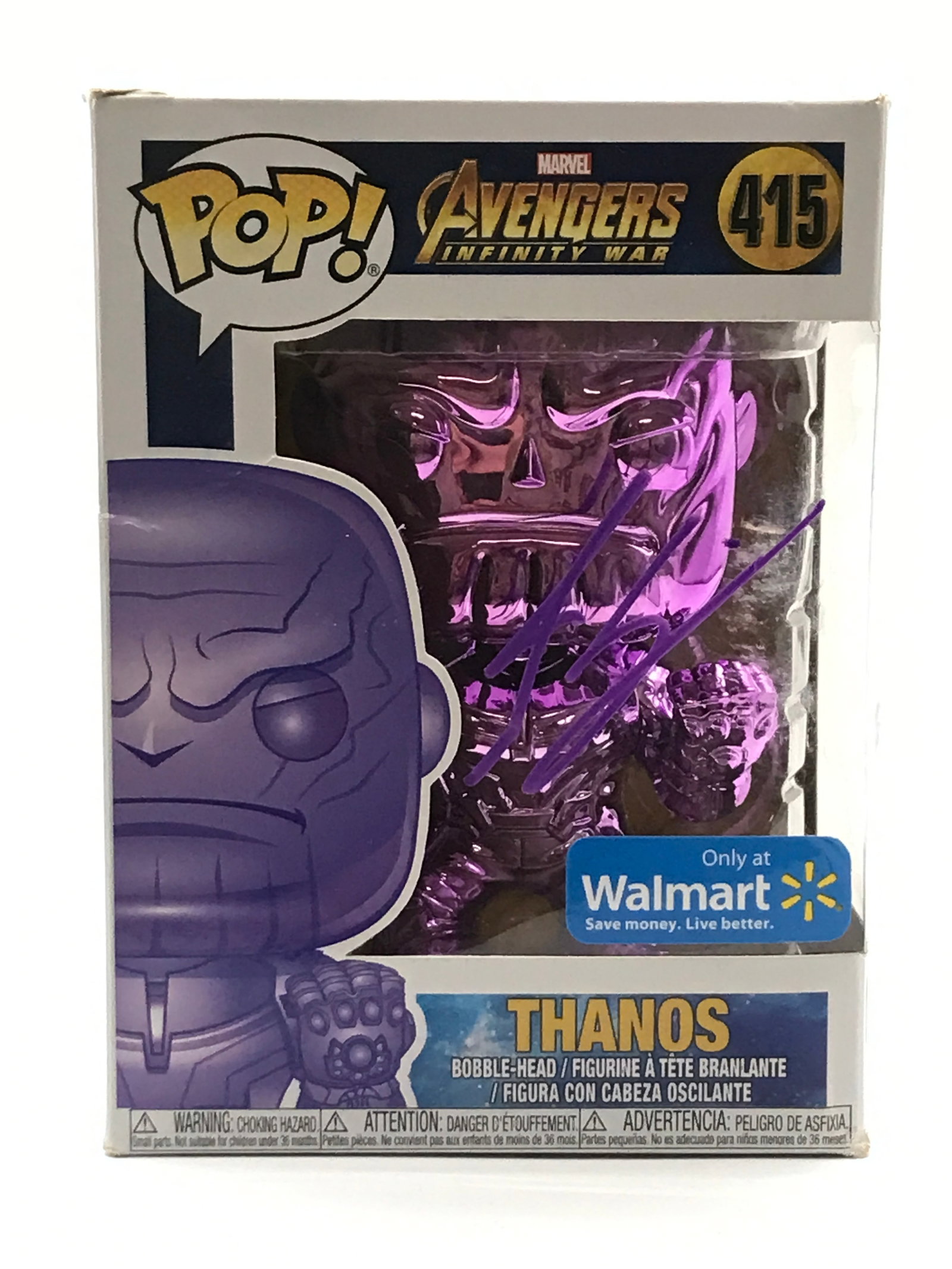 JOSH BROLIN SIGNED THANOS FUNKO POP - HOLLYWOOD COA (1 of 2)