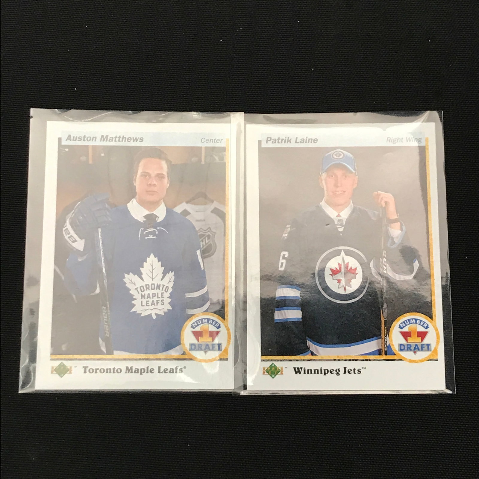 LOT OF 2 HOCKEY #1 DRAFT PICK TRADING CARDS (1 of 1)